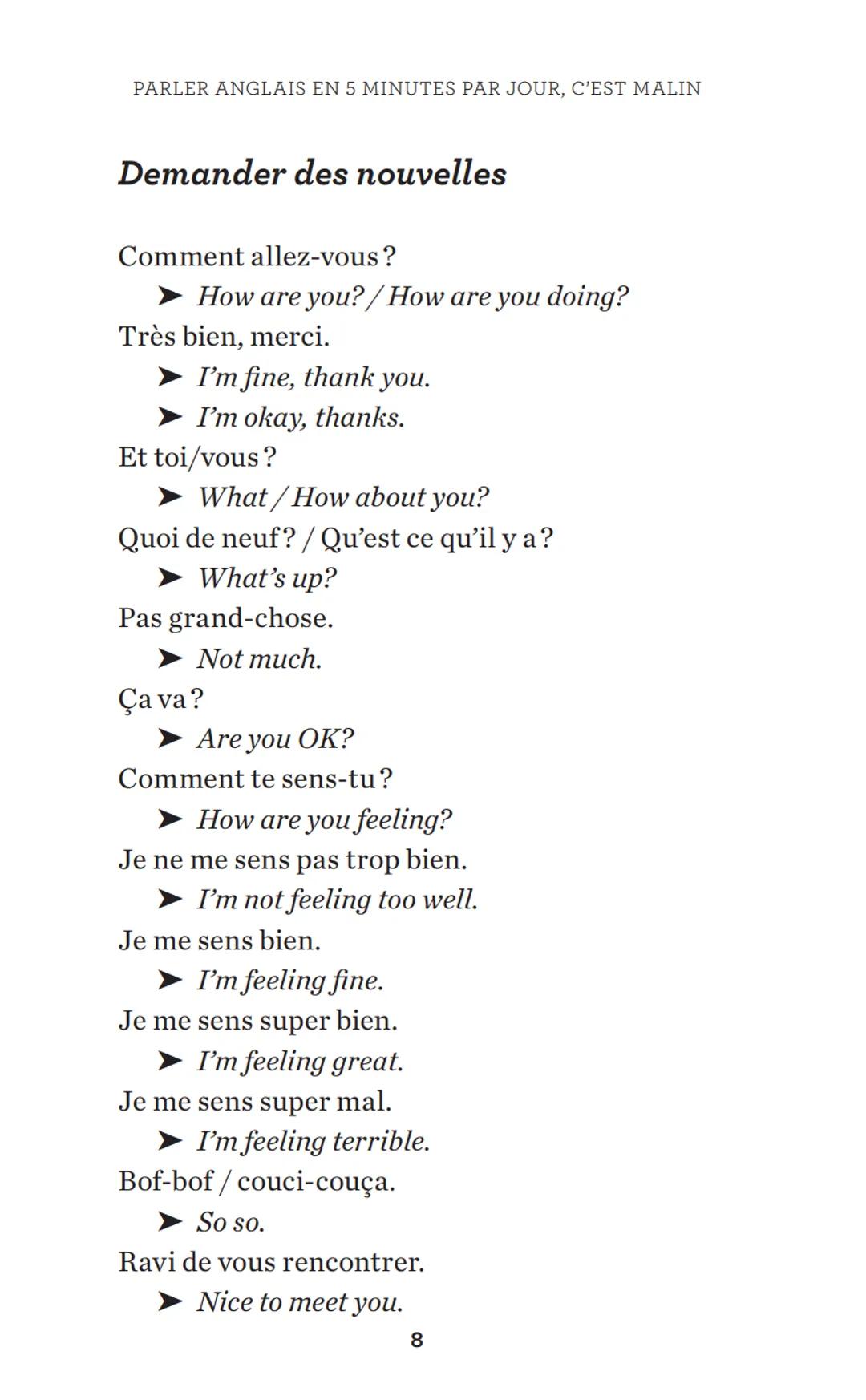 LANGUES
C'EST MALIN
POCHE
JULIE FRÉDÉRIQUE
PARLER ANGLAIS
EN 5 MINUTES
PAR JOUR
TO
be...
... or not
to be
Apprenez l'anglais dès que l'insta