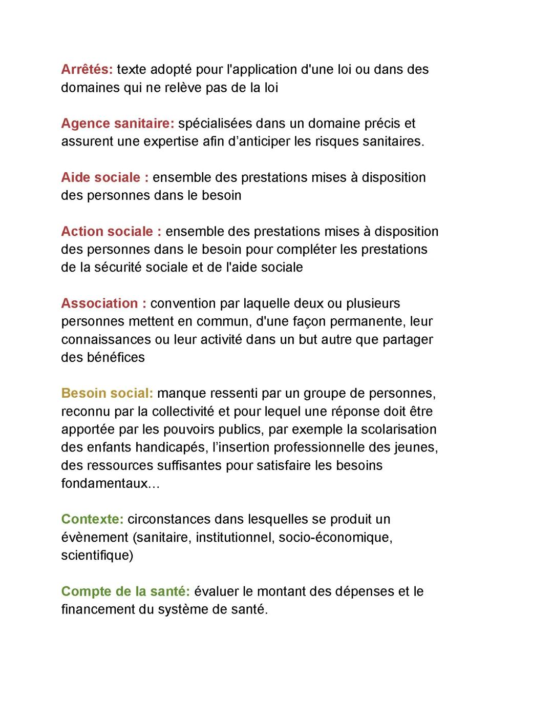 Définition ST2S Tle