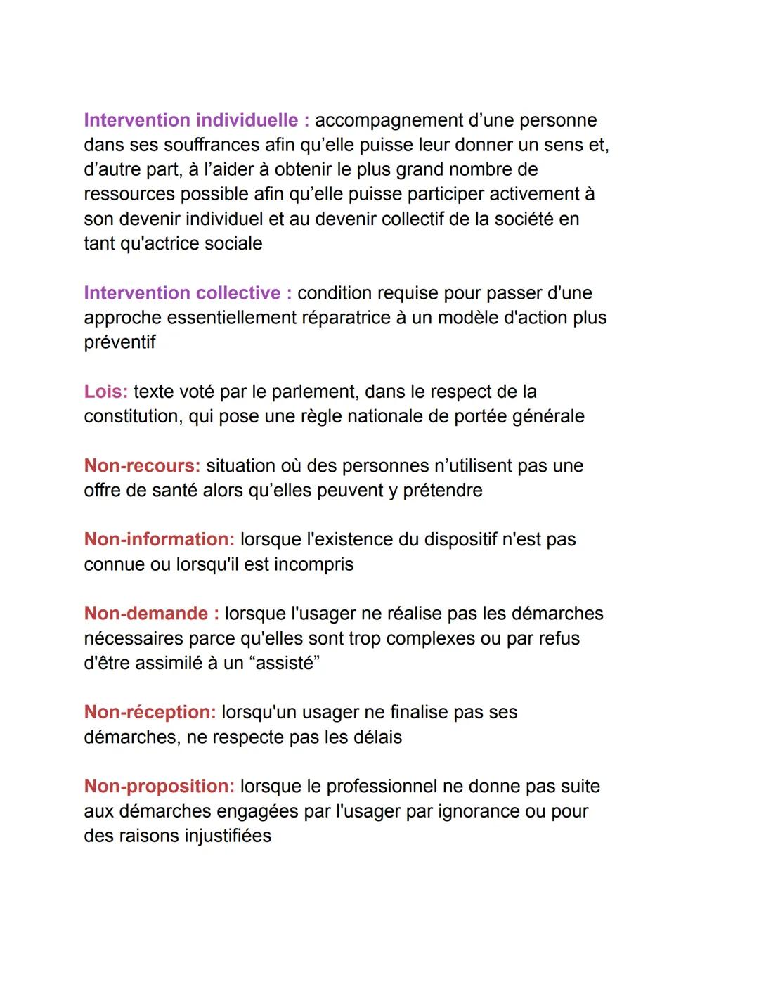 # Arrêtés: texte adopté pour l'application d'une loi ou dans des
domains qui ne relève pas de la loi
# Agence sanitaire: spécialisées dans