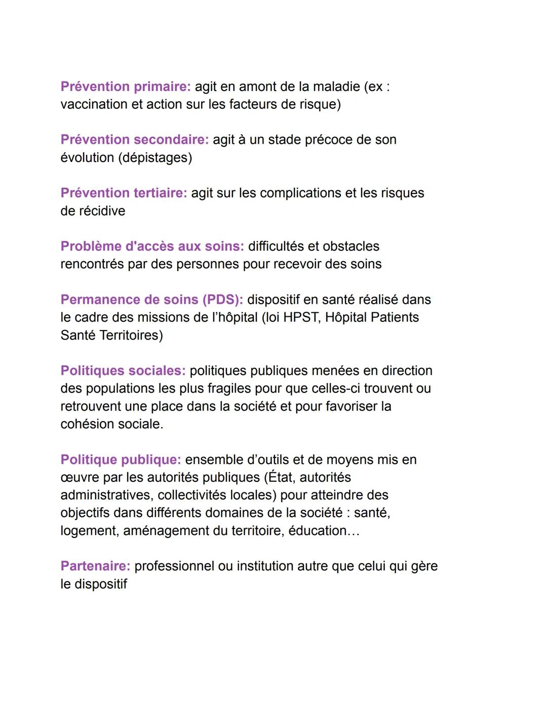 # Arrêtés: texte adopté pour l'application d'une loi ou dans des
domains qui ne relève pas de la loi
# Agence sanitaire: spécialisées dans