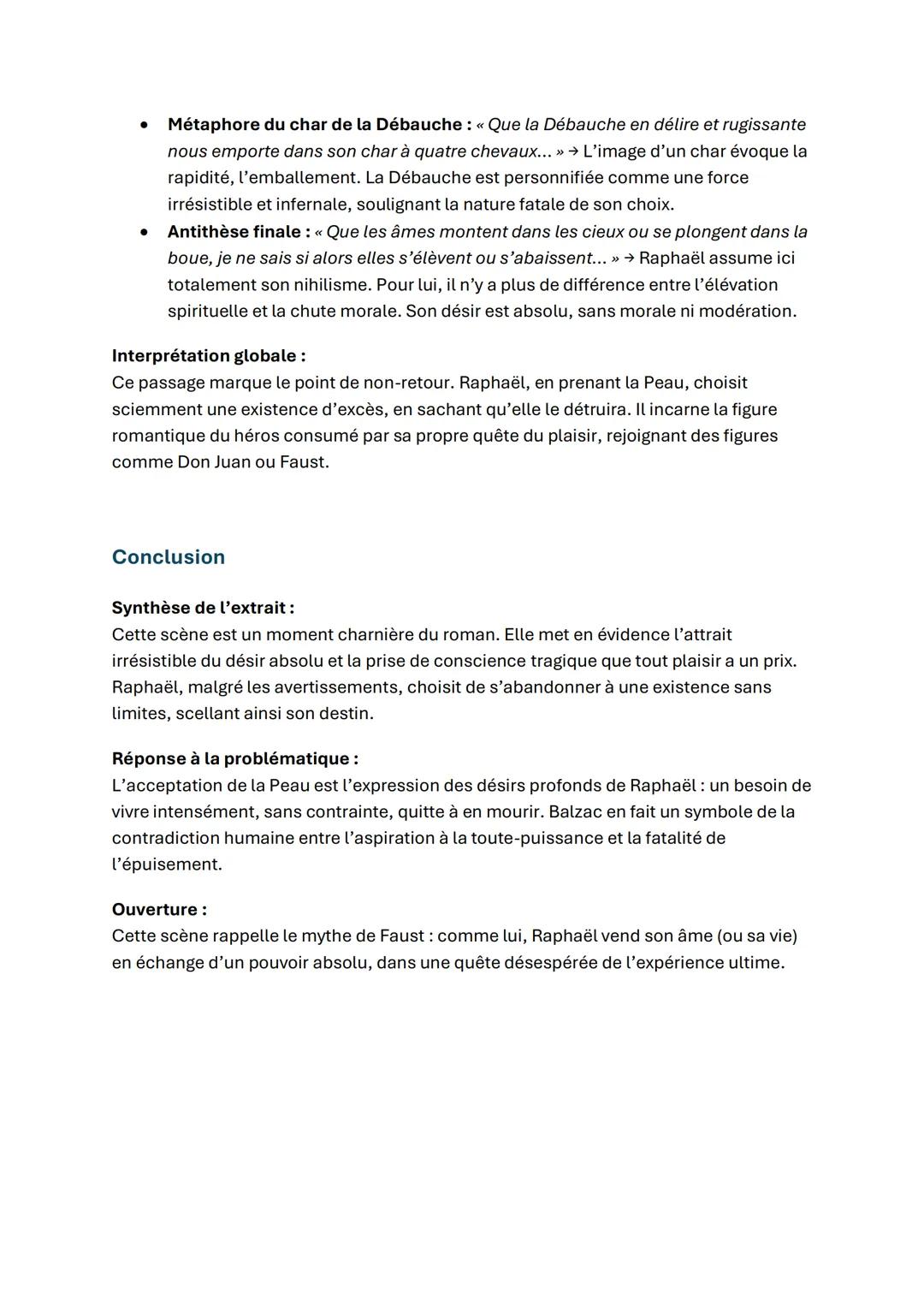 # ANALYSE LINEAIRE: LA PEAU DE CHAGRIN, BALZAC
Une horrible pâleur dessina tous les muscles de la figure flétrie de cet héritier,
ses trait