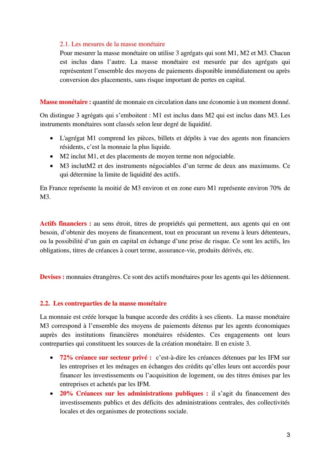 --- OCR Start ---
La Macroéconomie
Chapitre I- La monnaie
1. La nature de la monnaie
À travers l'histoire, on a connu différent type de monn