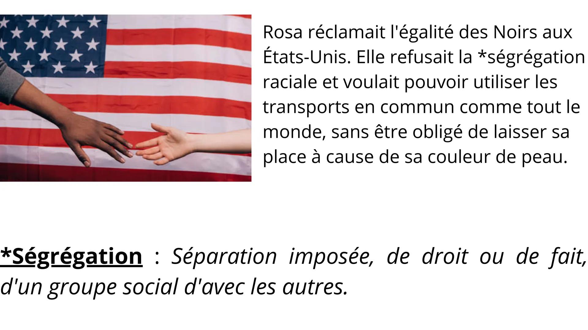 # Présentation d'une femme
d'exception durant le XIXème siècle.
# Rosa PARKS
1913-2005 ALABAMA
Tuskegee
MACON COUNTY
Rosa Parks est née le