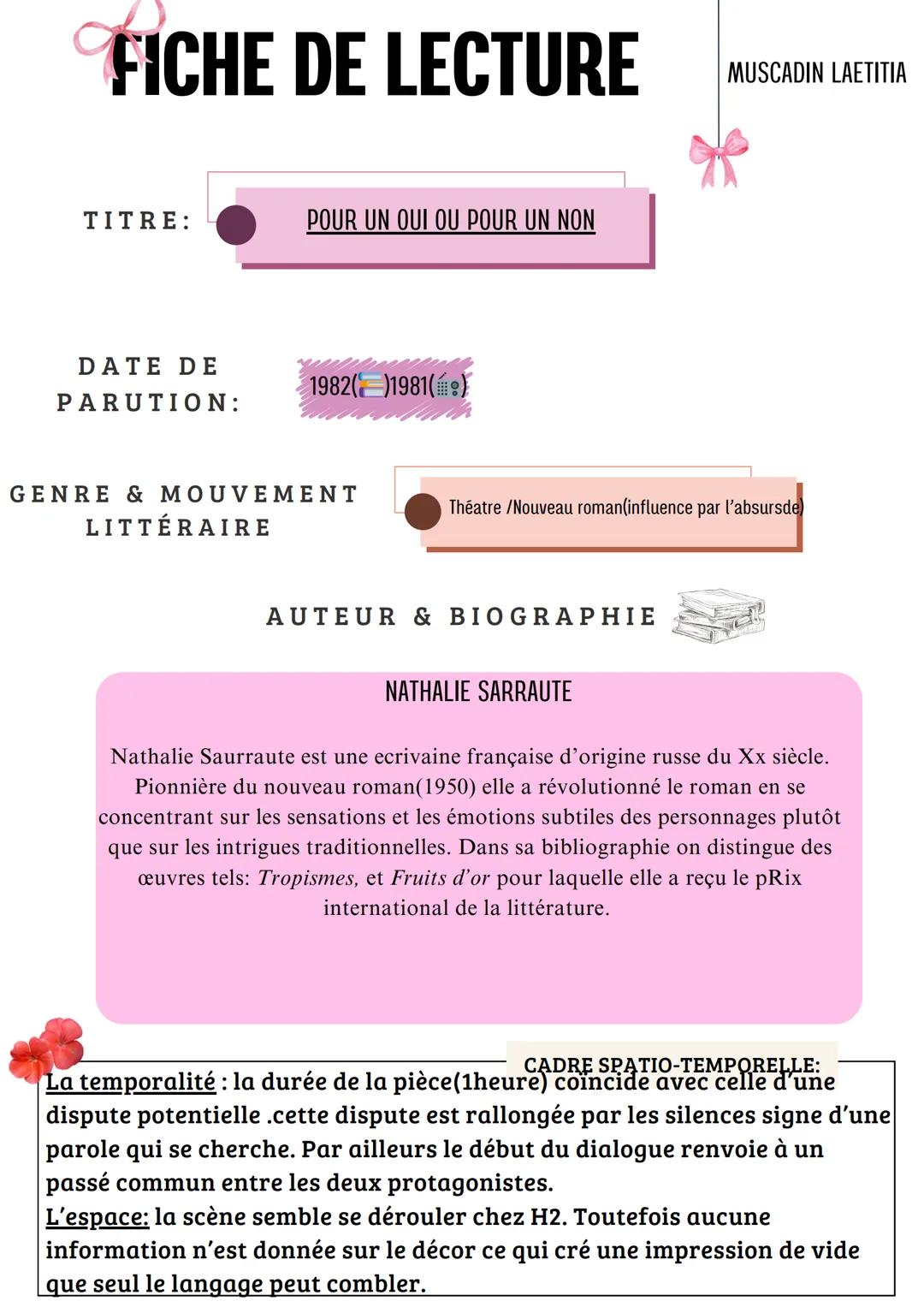 Pour un oui ou pour un non