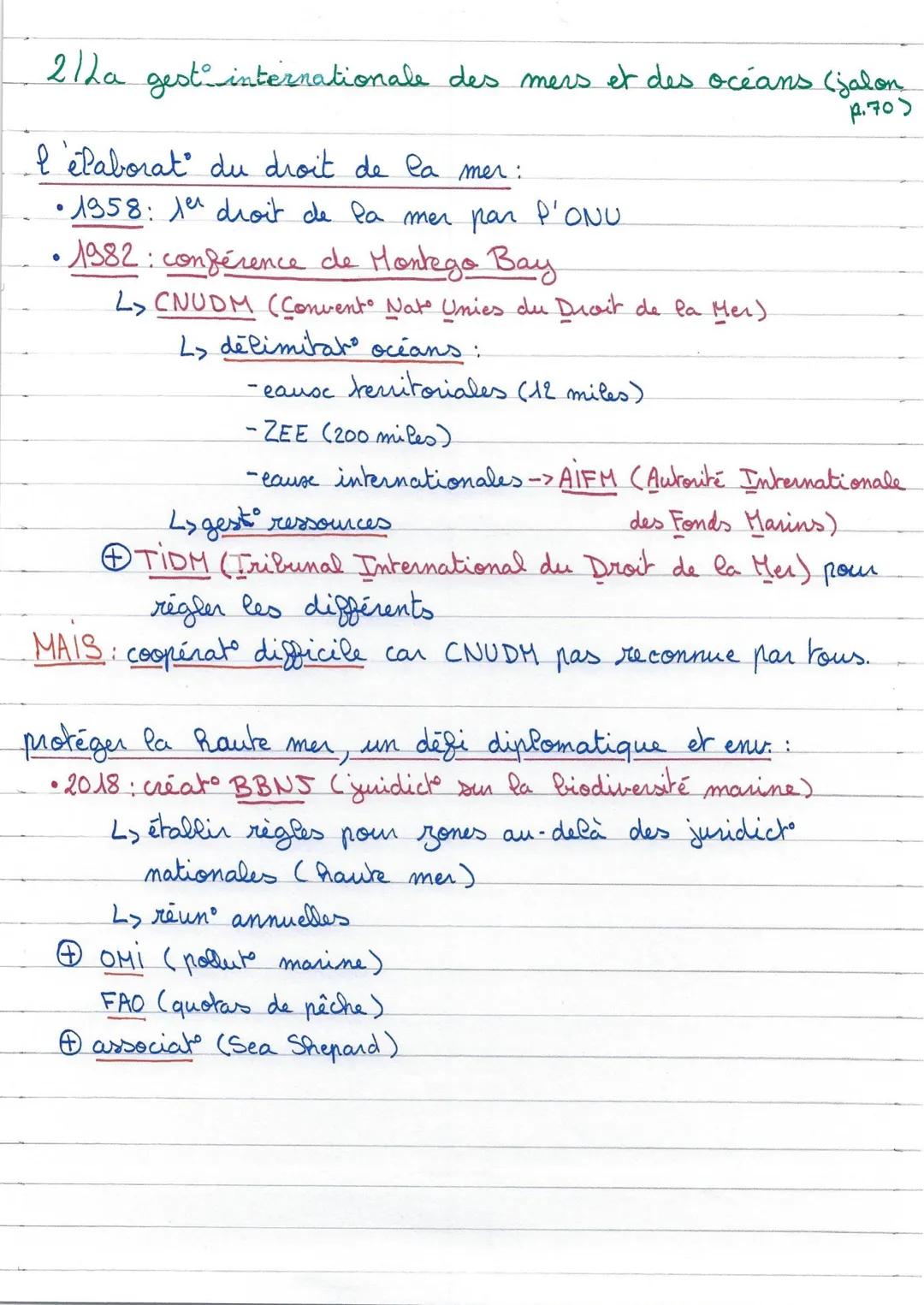 # Theme 1: DE NOUVEAUX ESPACES DE
CONQUÊTE
conquête: appropriat -> rivalités
puissance: influence / garantir son indépendance.
Serge Sur:
