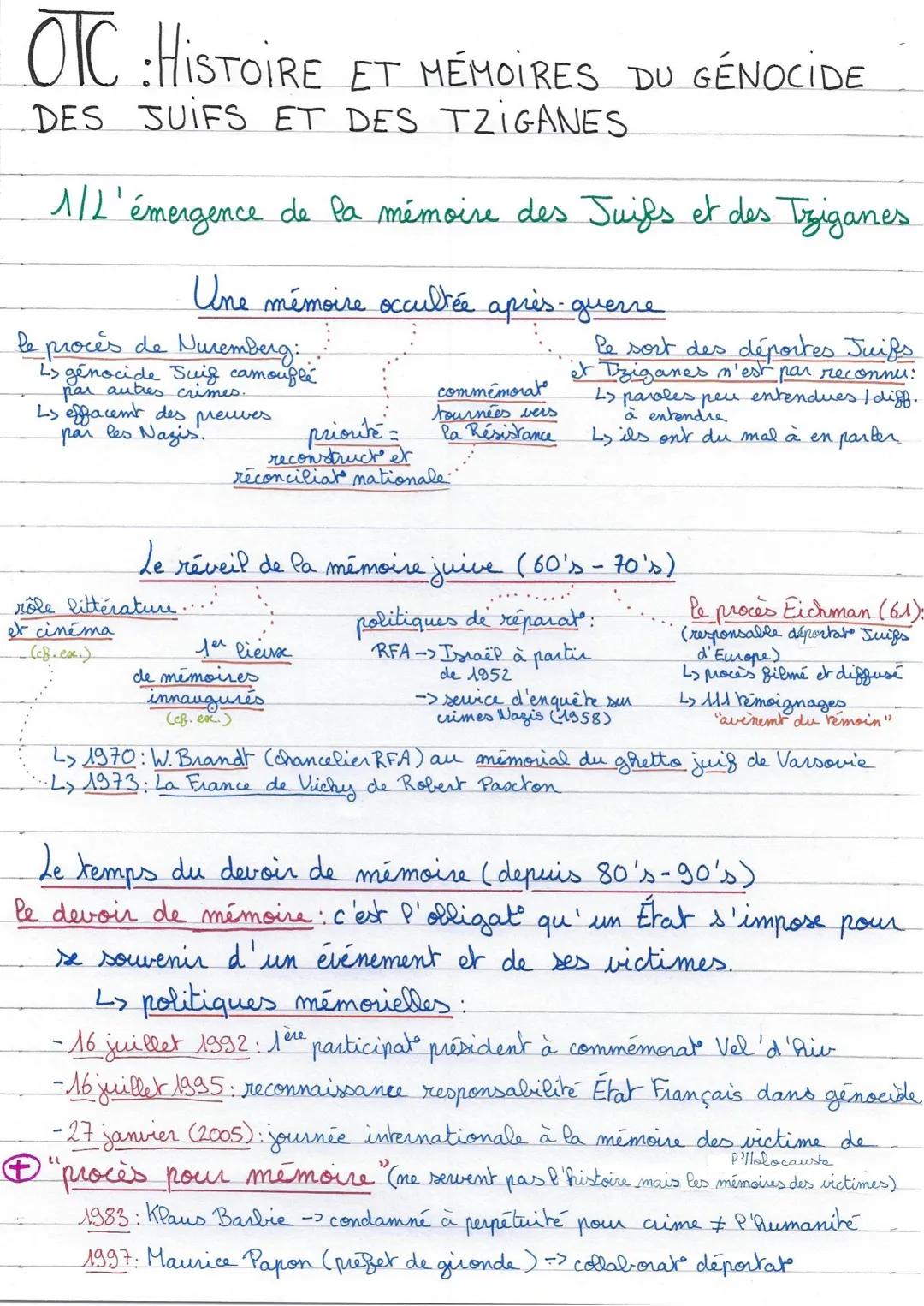 Theme 3: HISTOIRE ET MÉMOIRES
histoire c'est une reconstruction savante des événemts
du passé, qui vise à être objective et à faire compren