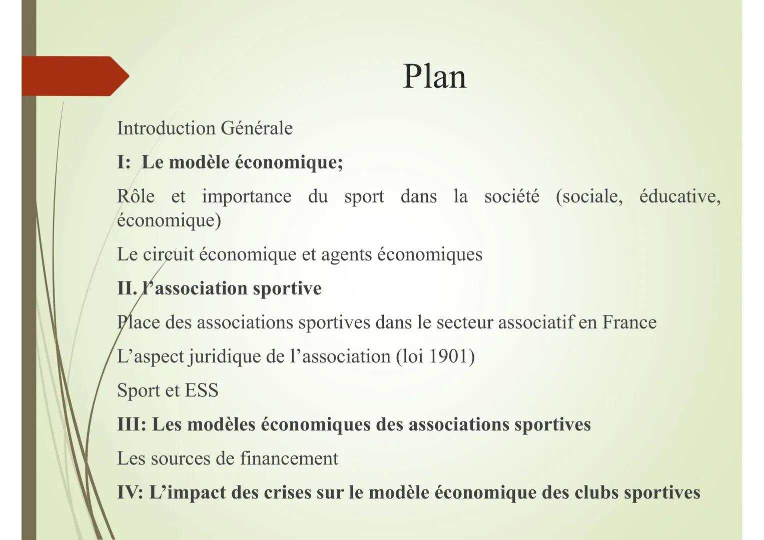 ufras
faculté
des sciences du sport
et de l'éducation physique
Université
de Lille
Analyse des modèles économiques
des associations sportive