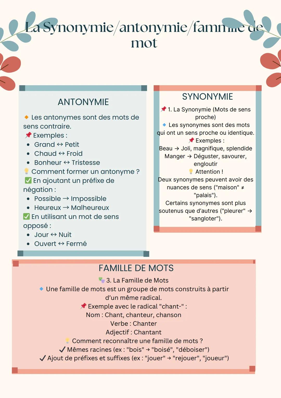 # Classe Grammaticales
## Classe Variable
- Nom → désigne une personne, un objet, un lieu ou une idée.
- Ex : chat, ville, liberté
- Dét