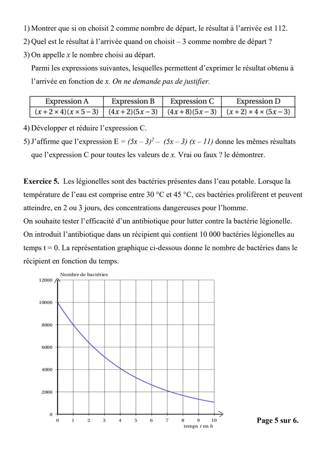 --- OCR Start ---
Collège du Penker
Diplôme National du Brevet.
Examen Blanc.
Epreuve de :
Mathématiques.
Série Générale.
Durée de l'épreuve