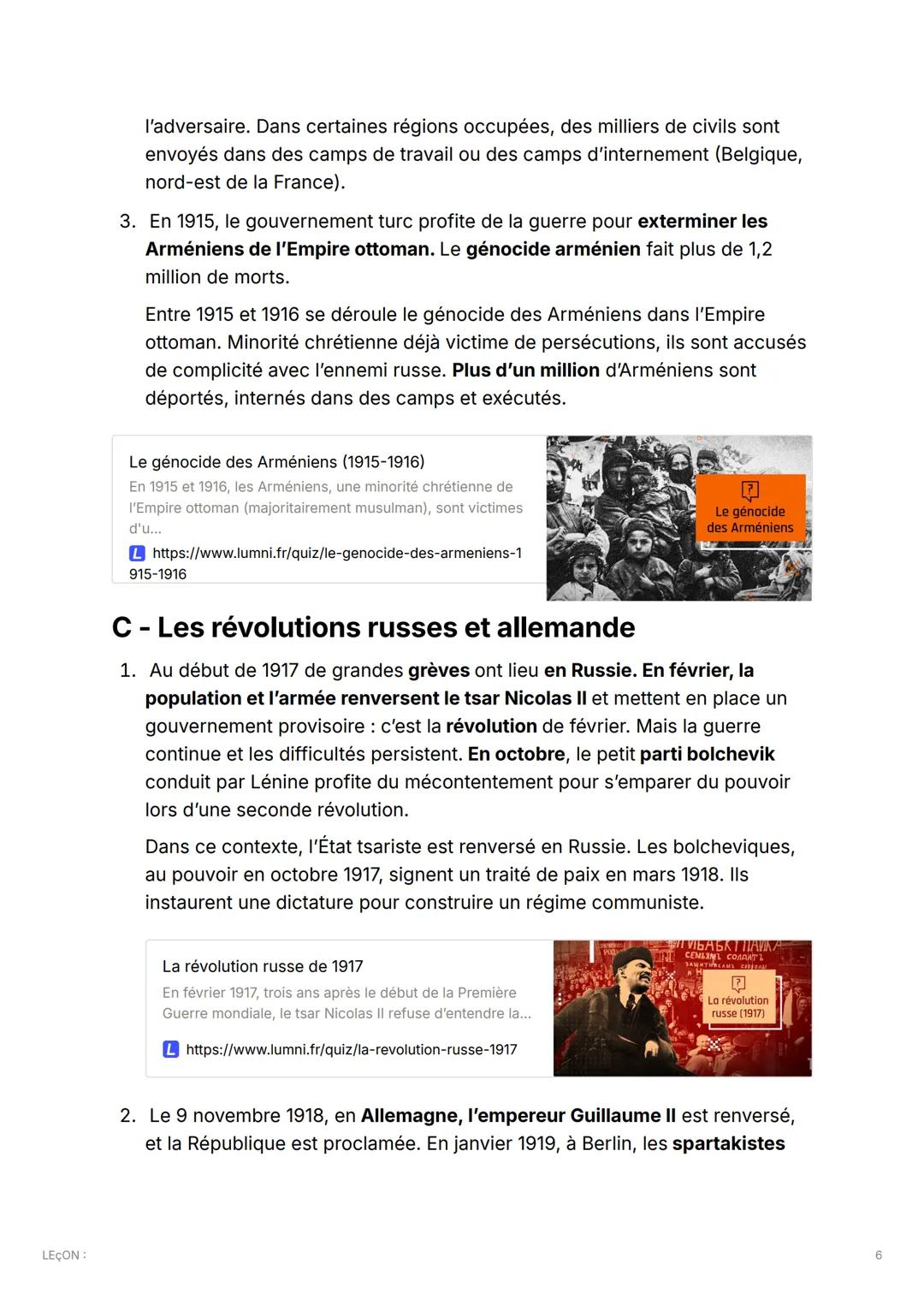 LEÇON:
CIVILS ET MILITAIRES DANS LA PREMIERE
GUERRE MONDIALE : Comment la guerre
de 1914-1918 a-t-elle bouleversé la vie des
militaires et