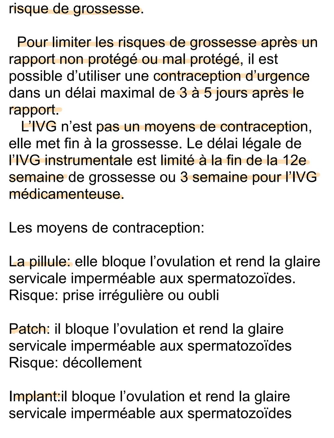 # La sexualité- La contraception
À partir de la puberté, les testicule de l'homme
produisent en permanence des spermatozoïdes
(cellules rep
