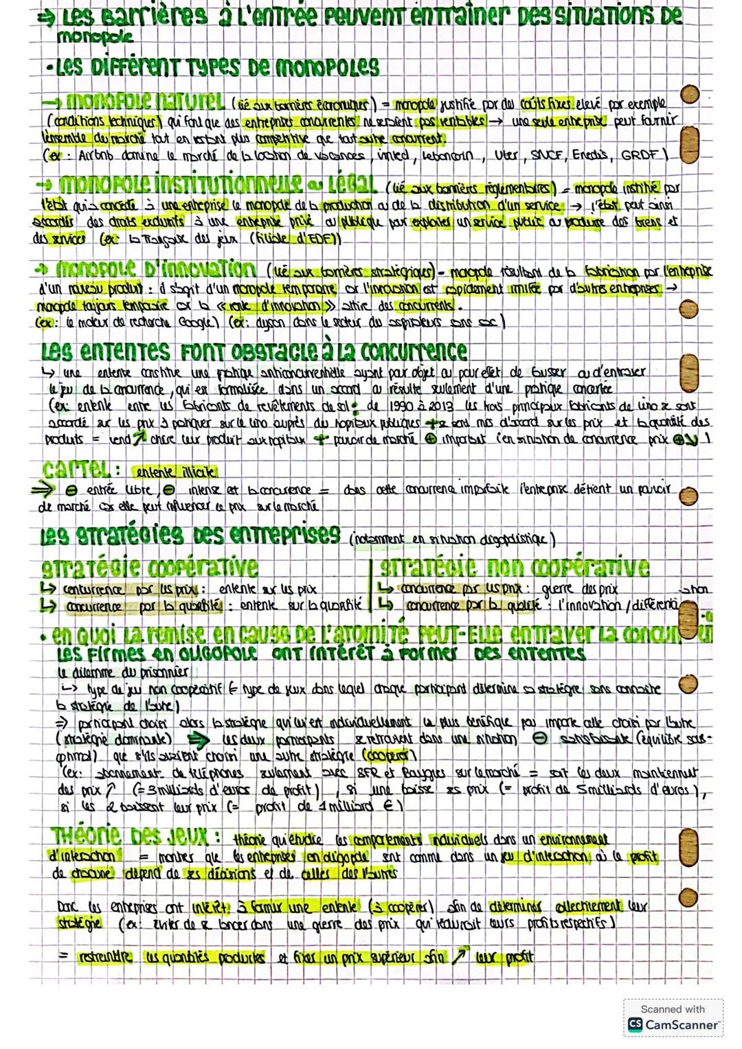 # CHAPITRE 3: comment les marchés imparfaitem
concurentiels Fonctionnent-ils ?
- La concurrence imparfaite er le pouvoir de marché
les de