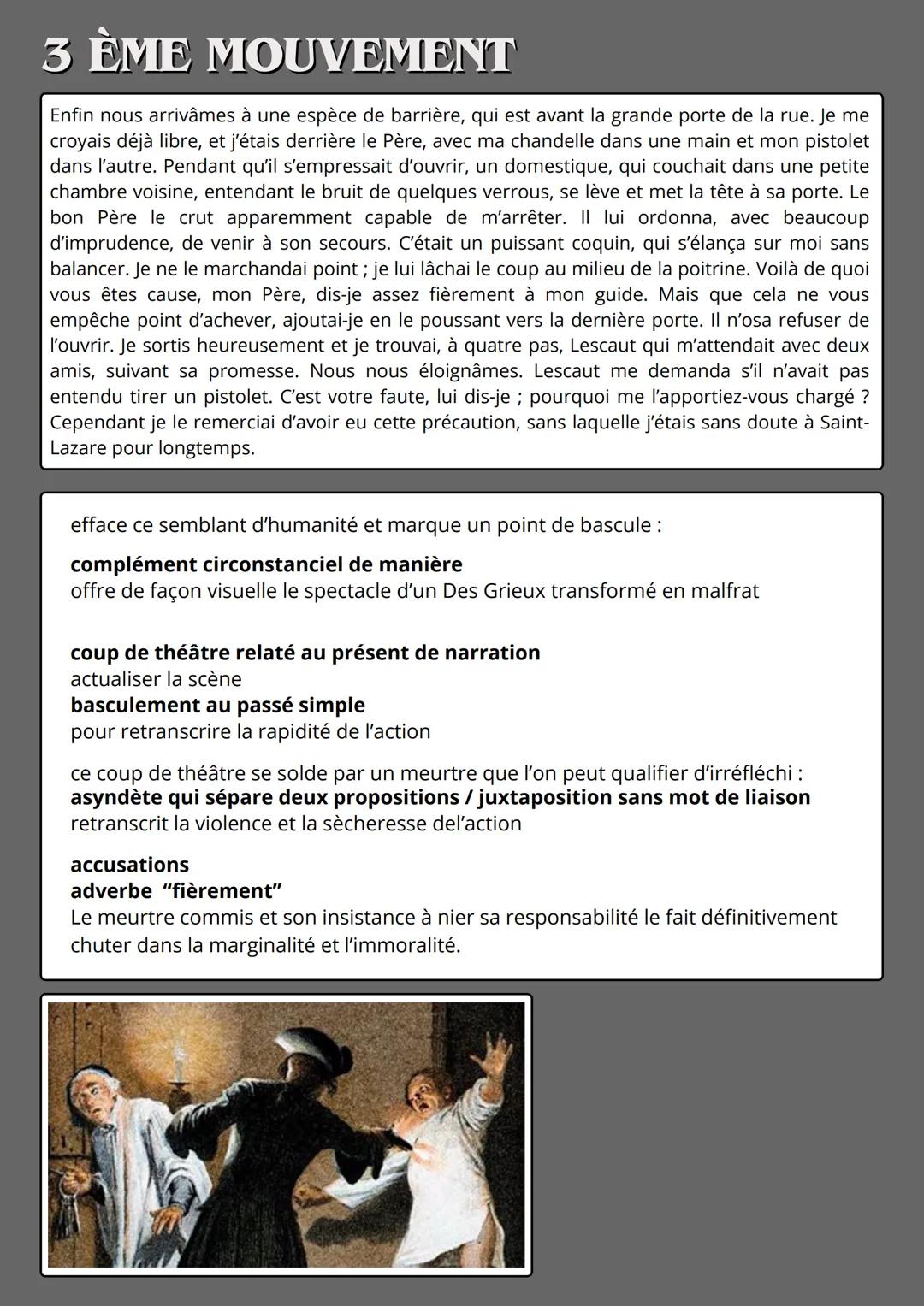 # L'ÉVASION DE
# SAINT-LAZARE
L'abbé Prévost - Manon Lescaut
Parcours: Personnages en marge, plaisir du romanesque
Manon Lescaut, qui const