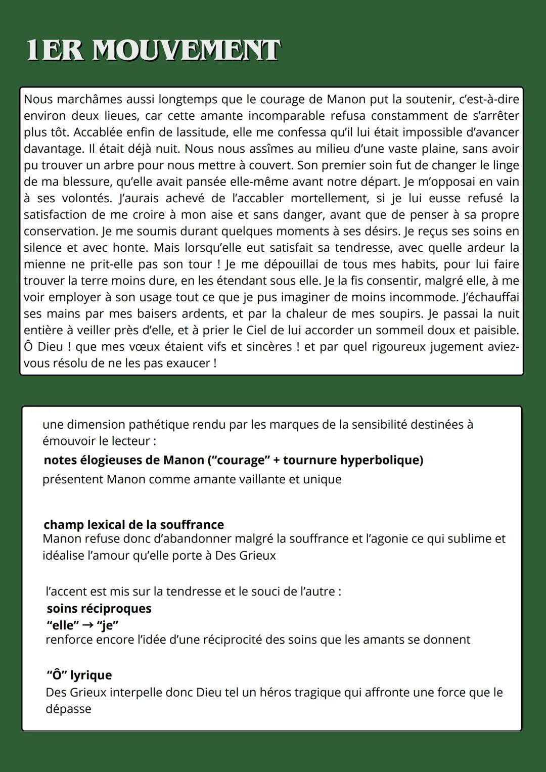 --- OCR Start ---
LA MORT
DE MANON
L'abbé Prévost - Manon Lescaut
Parcours: Personnages en marge, plaisir du romanesque
Manon Lescaut, qui c