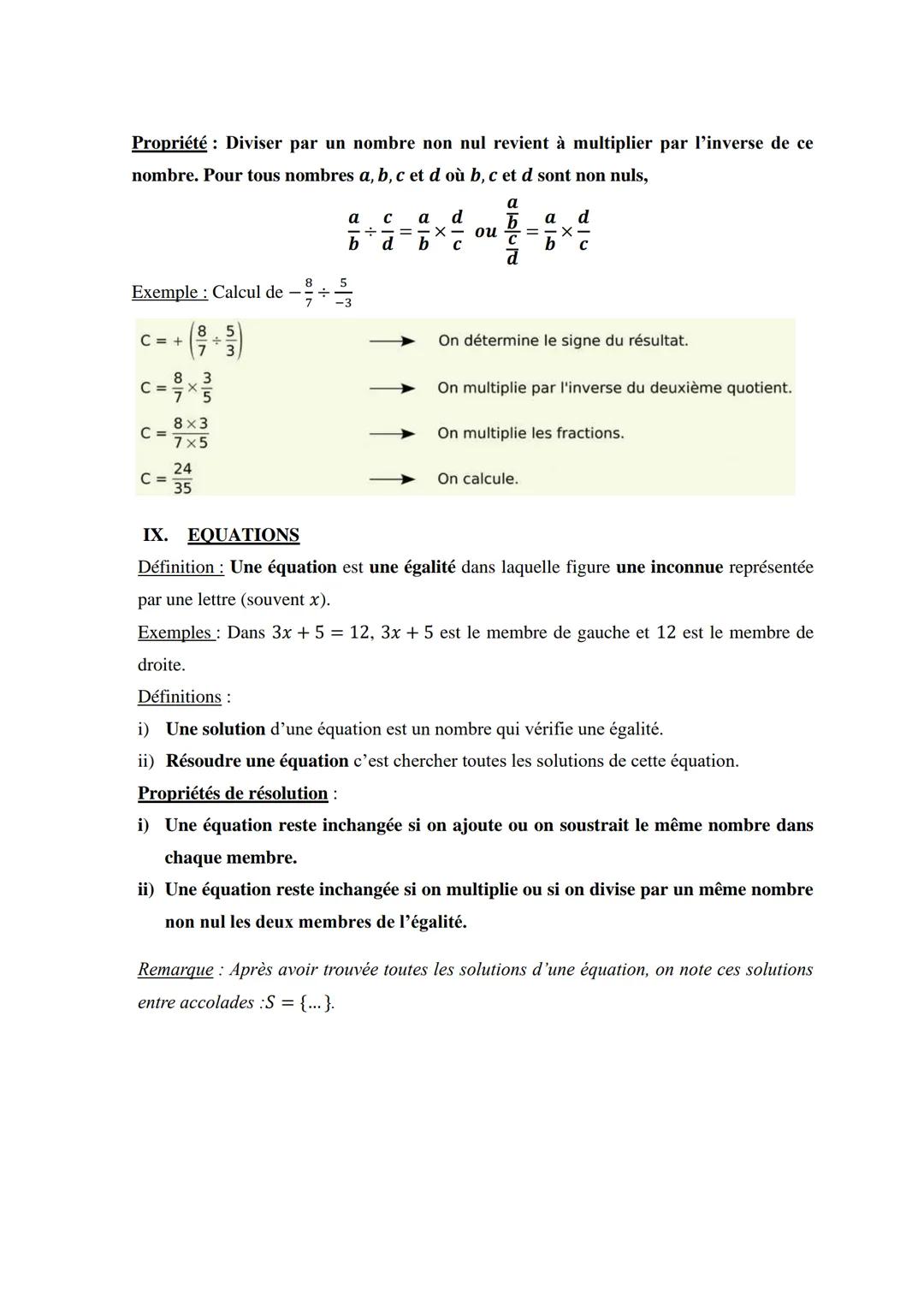 # FICHE DE REVISION – BREVET DES COLLEGES
ANNEE 2024 😊
I. LE THEOREME DU PYTHAGORE
A. Enoncé du théorème
Propriété : Dans un triangle rec