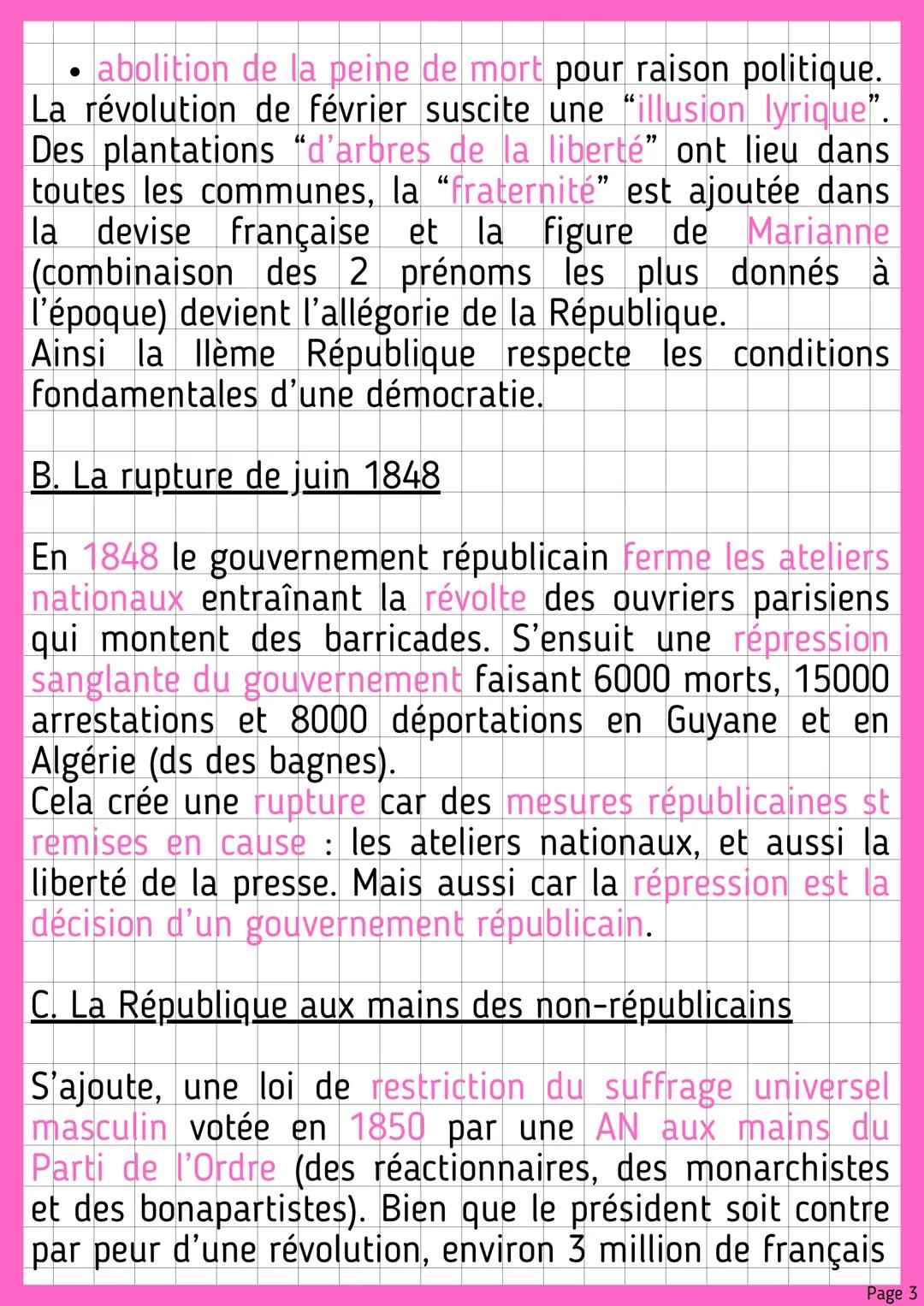 # LES TRANSFORMATIONS POLITIQUES ET
# SOCIALES DE LA FRANCE (1848-1870)
Comment les bouleversements politiques et sociaux
sont-ils liés de
