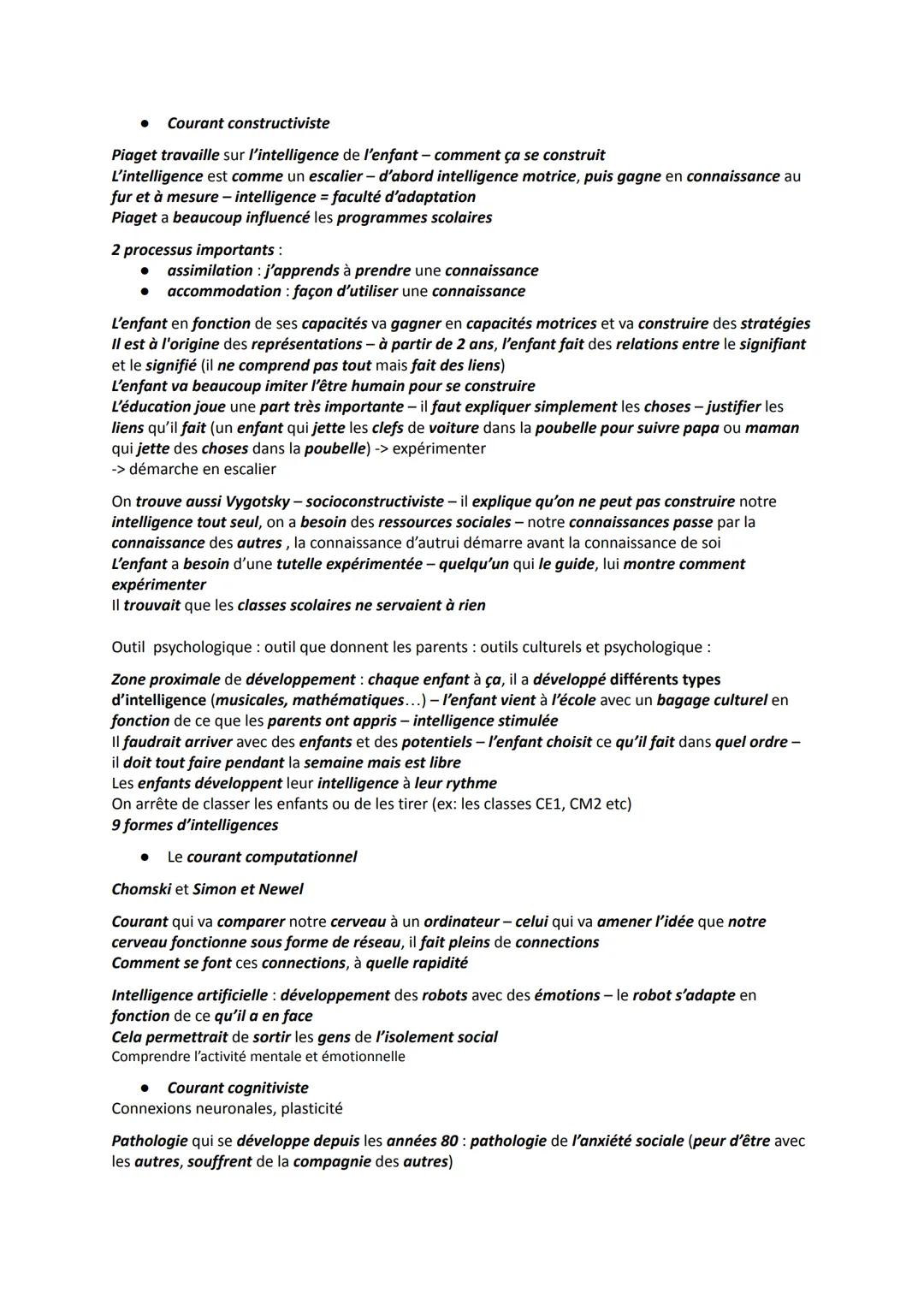 # LA PSYCHOLOGIE COGNITIVE
Le contexte: je veux comprendre comment fonctionne le cerveau - la psychologie cognitive fait
partie de la psych