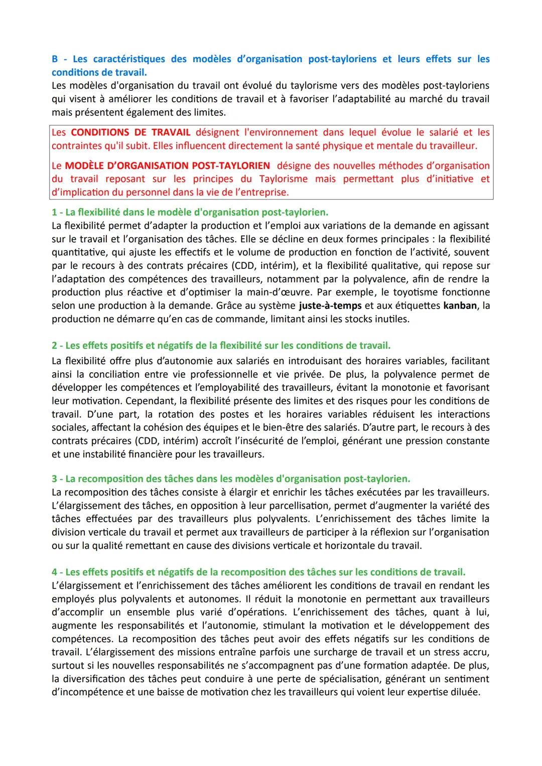 Le TRAVAIL est la participation humaine à une activité de production de biens ou de services utile
à une personne ou à la collectivité. Il p