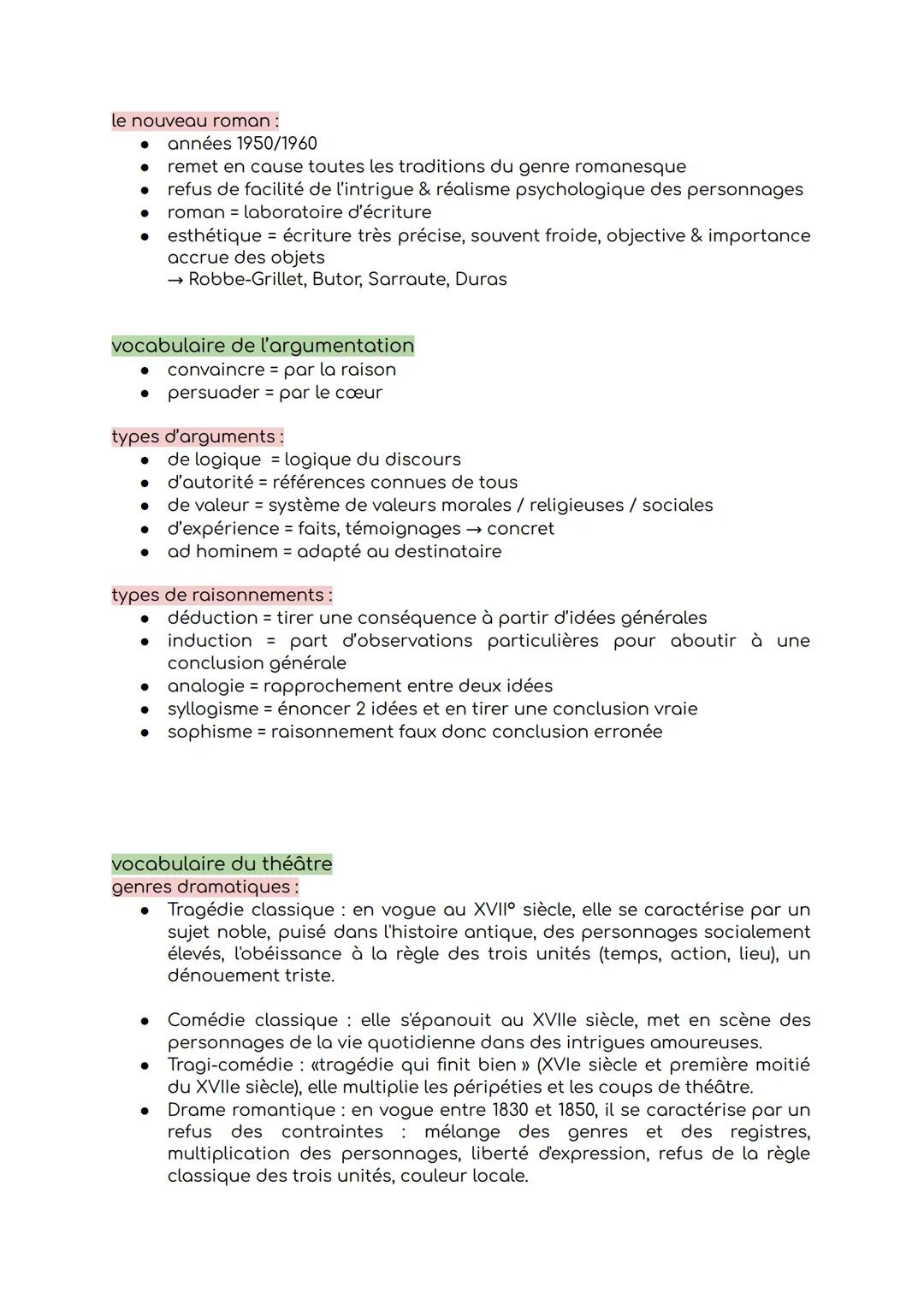 --- OCR Start ---
COMMENTAIRE DE TEXTE
figures de styles
comparaison
métaphore (filée)
personnification
allégorie
métonymie
périphrase
antip