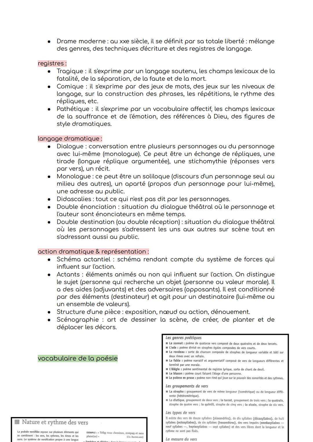 --- OCR Start ---
COMMENTAIRE DE TEXTE
figures de styles
comparaison
métaphore (filée)
personnification
allégorie
métonymie
périphrase
antip