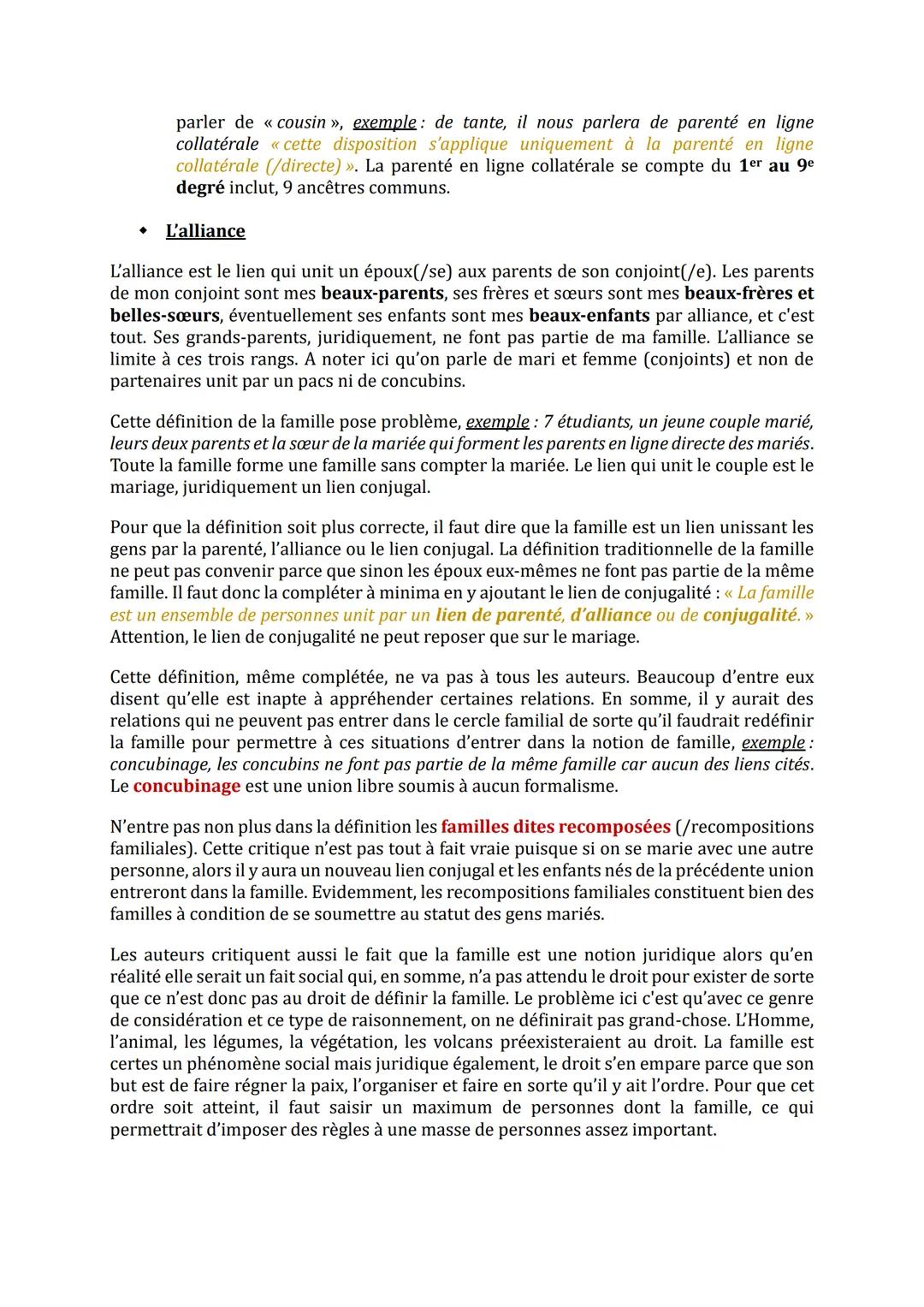 --- OCR Start ---
Droit civil 1 - Droit de la famille
Examen: dissertation de 3h.
À faire: Code civil 2024 à avoir et à amener aux TDs, étud