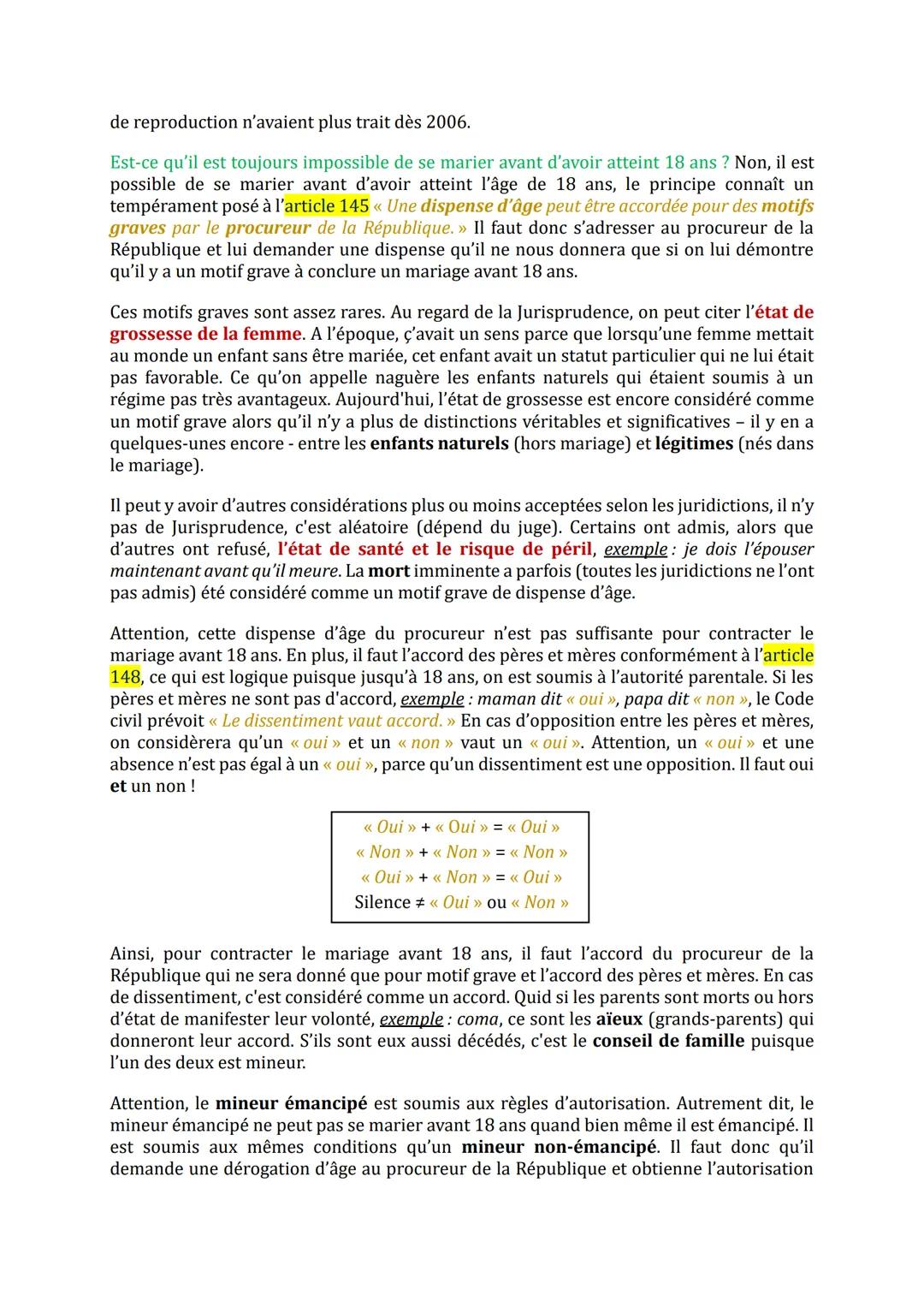 --- OCR Start ---
Droit civil 1 - Droit de la famille
Examen: dissertation de 3h.
À faire: Code civil 2024 à avoir et à amener aux TDs, étud