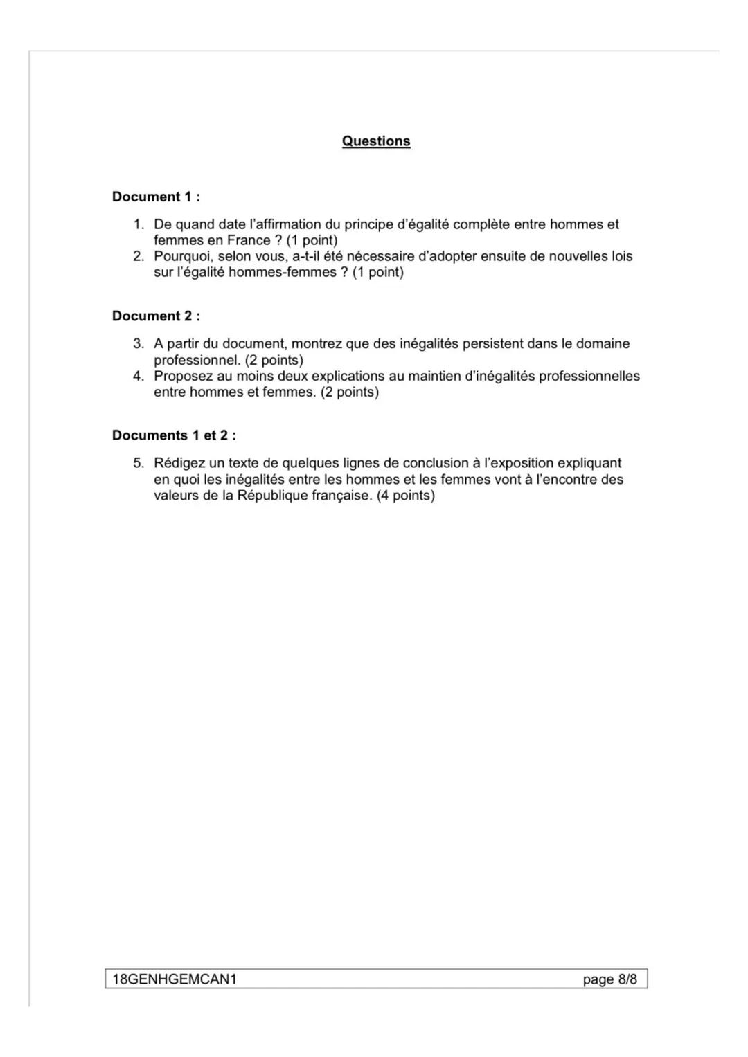 --- OCR Start ---
DIPLÔME NATIONAL DU BREVET
SESSION 2018
HISTOIRE-GEOGRAPHIE
ENSEIGNEMENT MORAL ET CIVIQUE
Série générale
Durée de l'épreuv