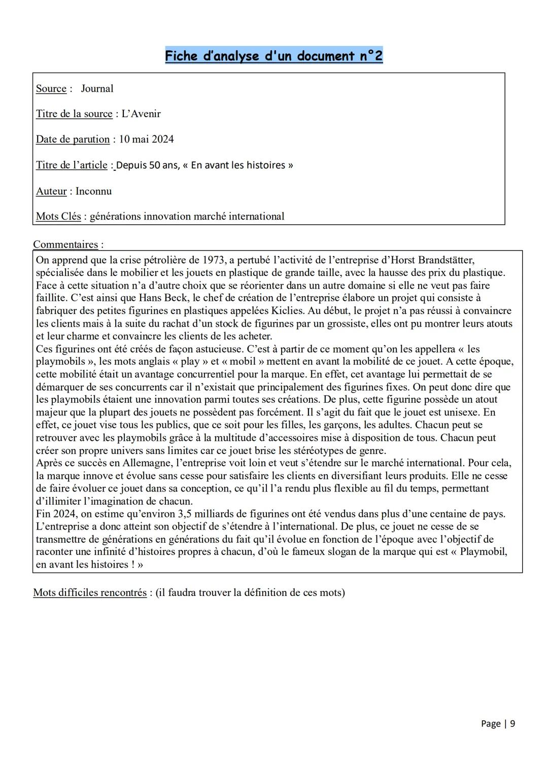 --- OCR Start ---
Père STMG1
Etude de gestion
playmobil
THEME 3: MARKETING
QUESTION DE GESTION: PEUT-ON MESURER LA CONTRIBUTION DE CHAQUE
AC