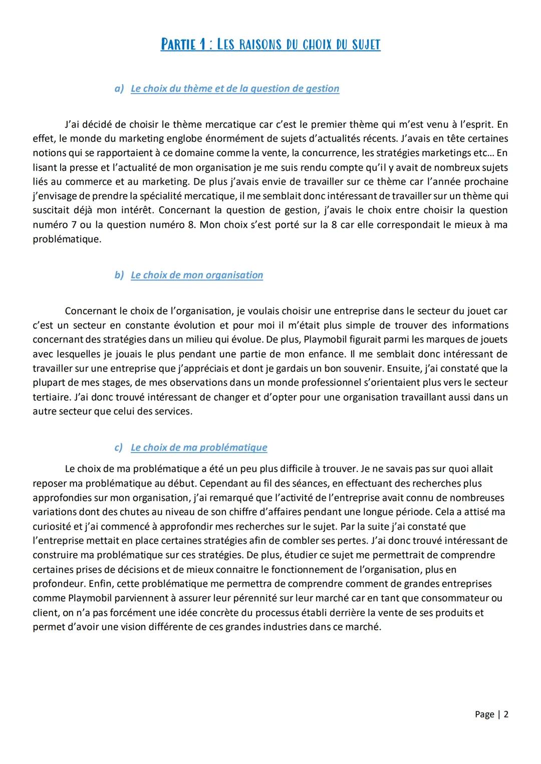 --- OCR Start ---
Père STMG1
Etude de gestion
playmobil
THEME 3: MARKETING
QUESTION DE GESTION: PEUT-ON MESURER LA CONTRIBUTION DE CHAQUE
AC