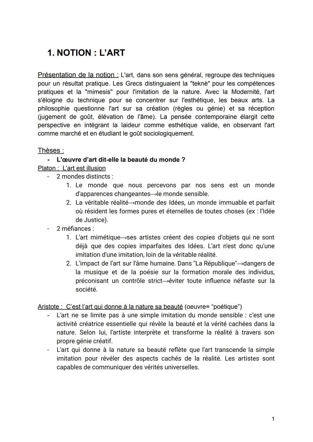 FICHES - BAC - PHILOSOPHIE