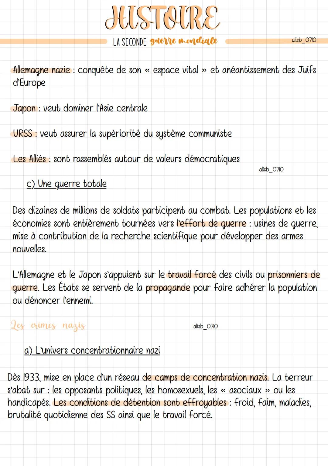 --- OCR Start ---
HISTOIRE
LA SECONDE guerre mondiale
alisb_0710
1939
1940
1941
1942
1943
1944
1945
Le
T
Victoire de l'Axe
tournant de la gu
