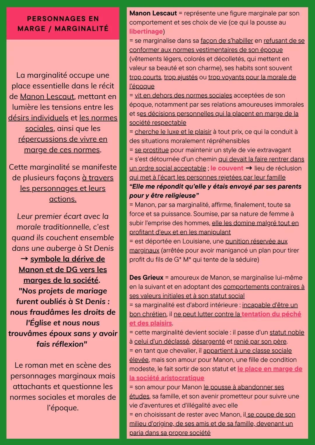 --- OCR Start ---
Manon Lescaut
Abbé Prévost. 1731
Objet d'étude: Le roman et le récit du Moyen Age au XXIe
siècle
Parcours associé: Personn