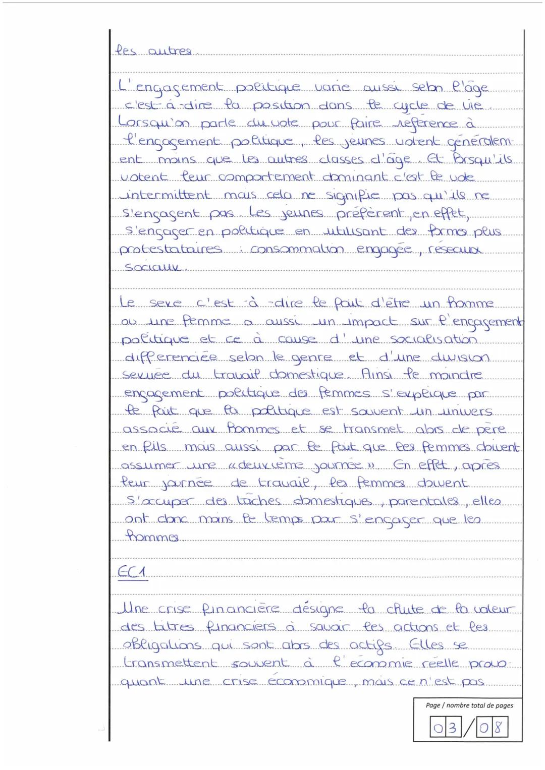 --- OCR Start ---
Série
Baccalauréat général
Session
2024
Epreuve
EDS - Sciences économiques et sociales
Sujet
24-SESJ2ME1
MINISTERE
DE L'ED