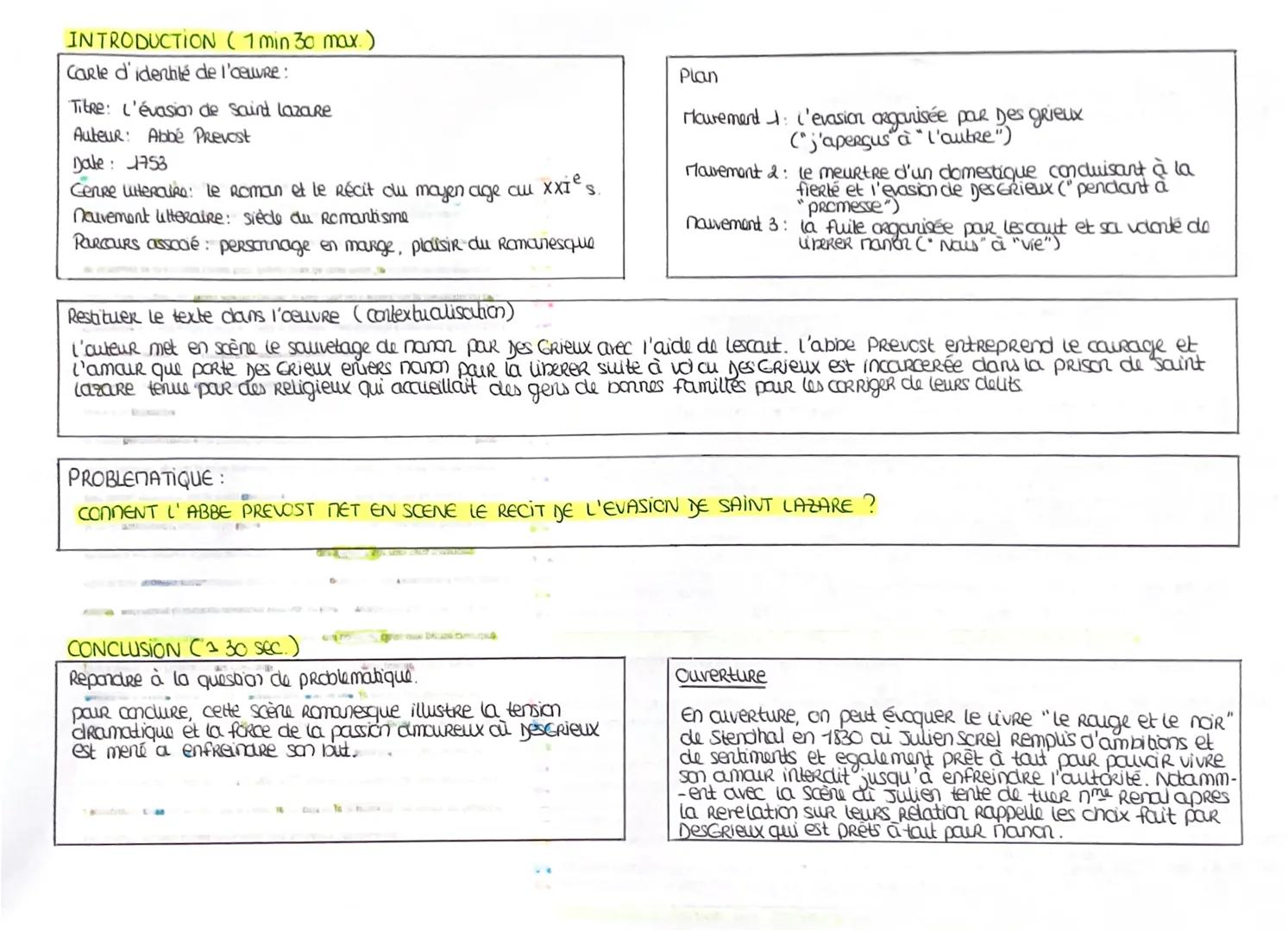 EL6 Manon Lescaut, L'évasion de Saint Lazare: L'abbé Prévost 1753
J'aperçus les clefs qui étaient sur la table. Je les pris et je le priais