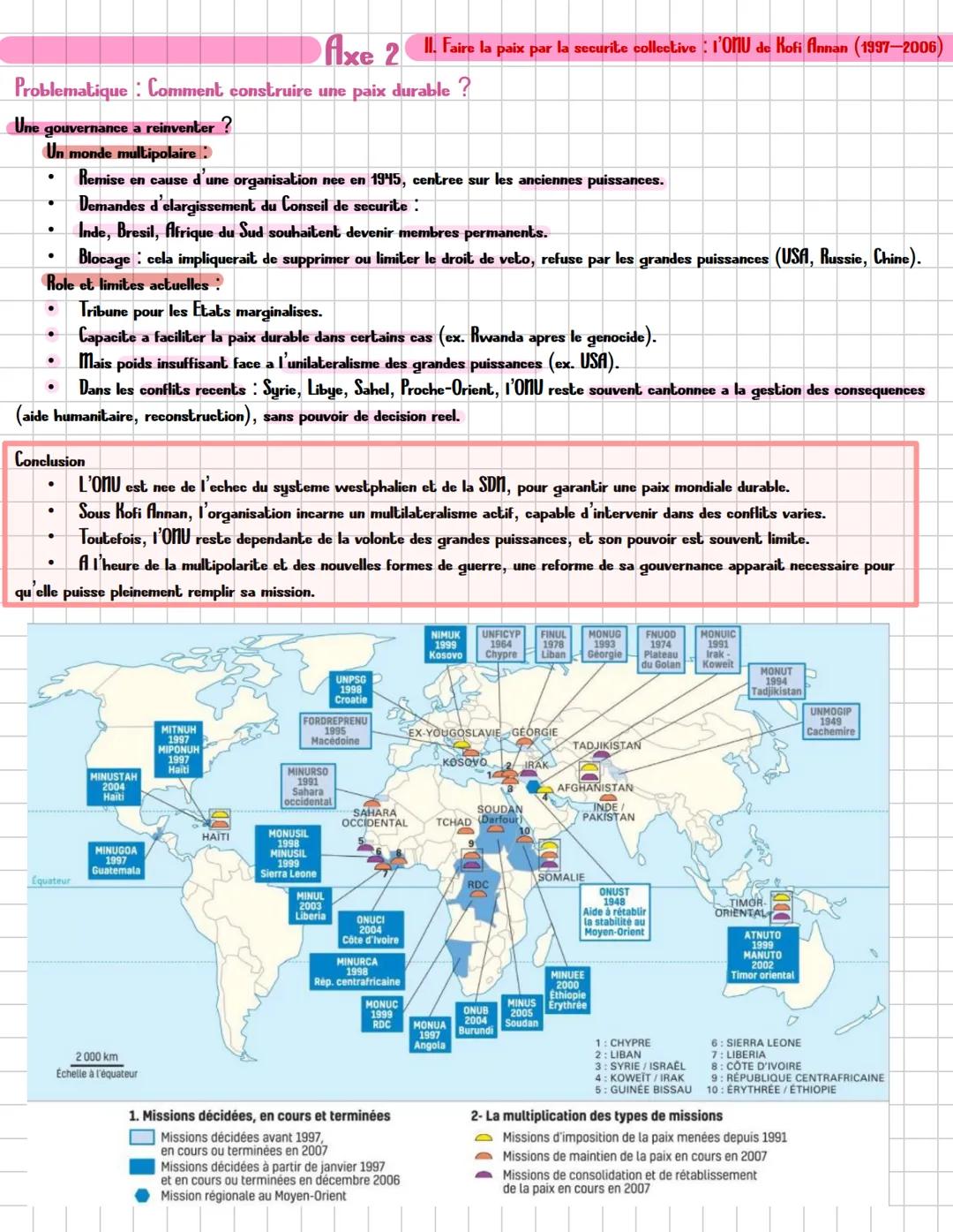 Faire la guerre, faire la paix Introduction
Formes de conflits et tentatives de paix dans le monde actuel
Problematique : Comment definir le