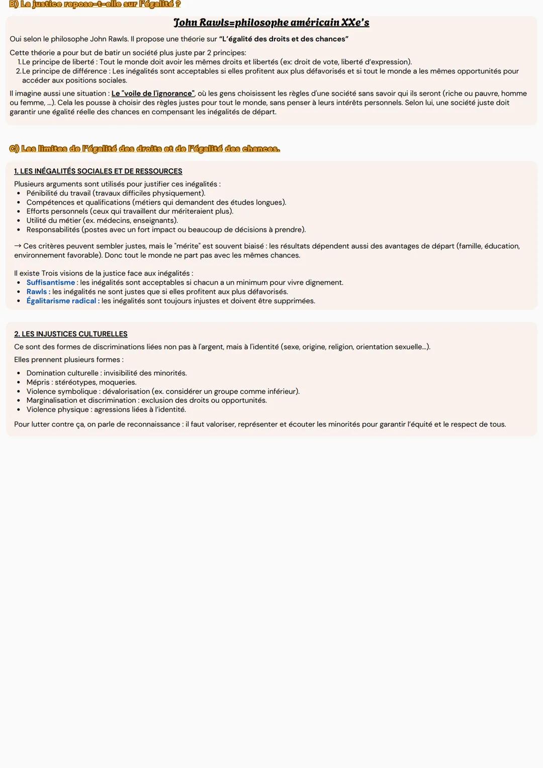 Définitions et Repères:
L'Etat et la Justice
l'État est une institution qui organise le pouvoir sur son territoire
Justice: Principe moral q