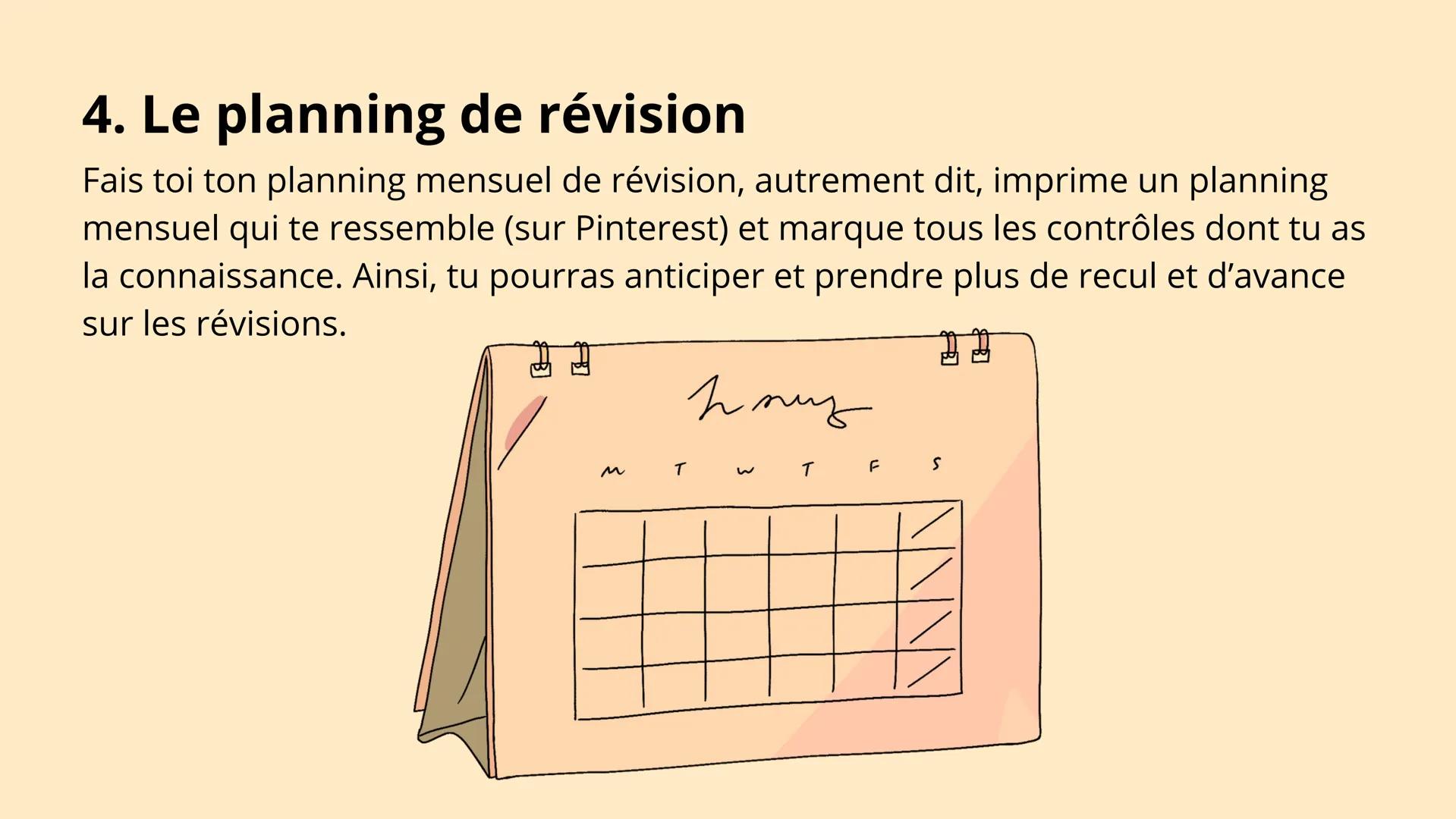 Comment avoir
des bonnes notes 1.La méthode de révision
Utilise une méthode de travail qui te ressembles et qui fonctionne pour toi : tu
as