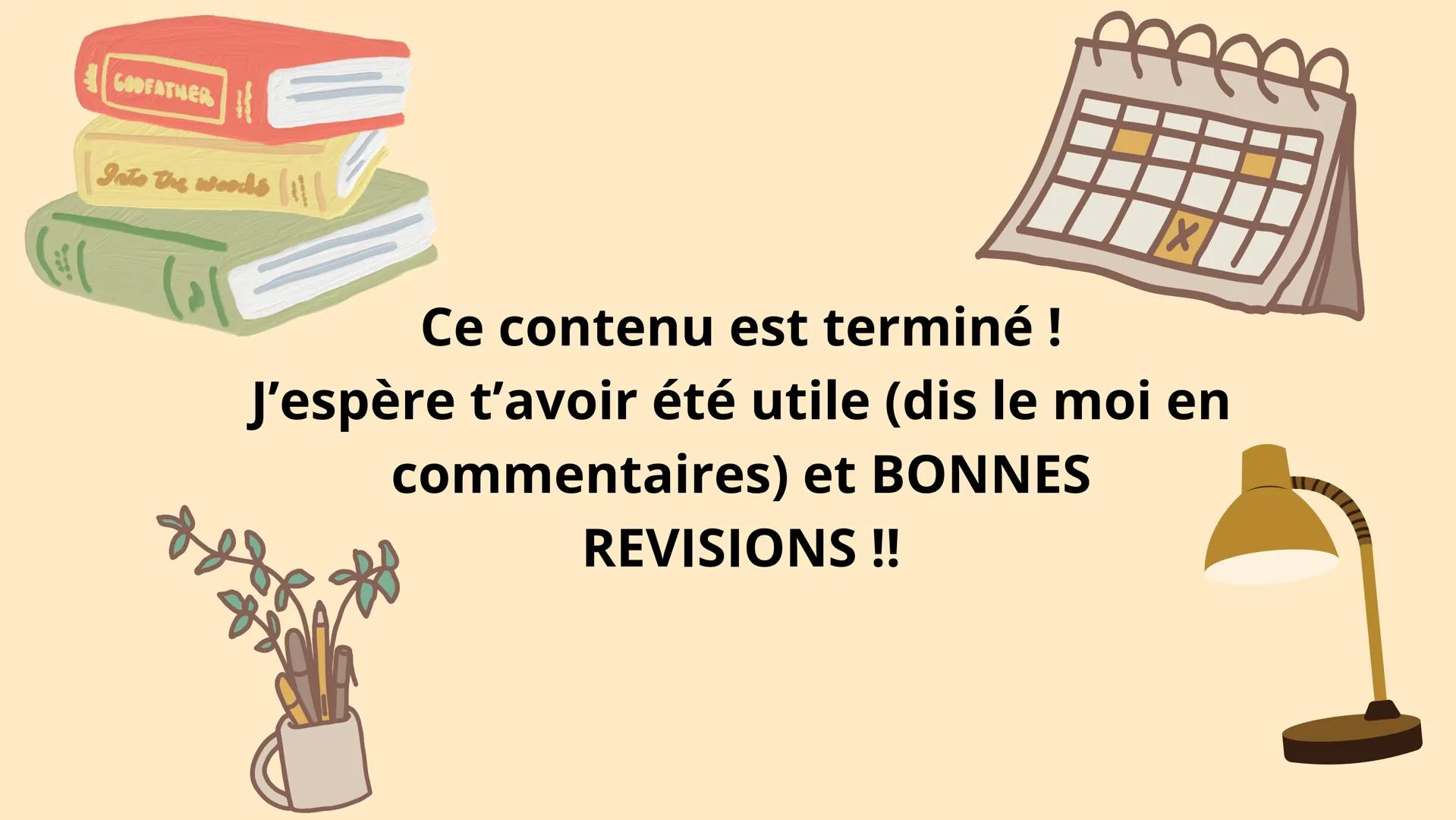 Comment avoir
des bonnes notes 1.La méthode de révision
Utilise une méthode de travail qui te ressembles et qui fonctionne pour toi : tu
as
