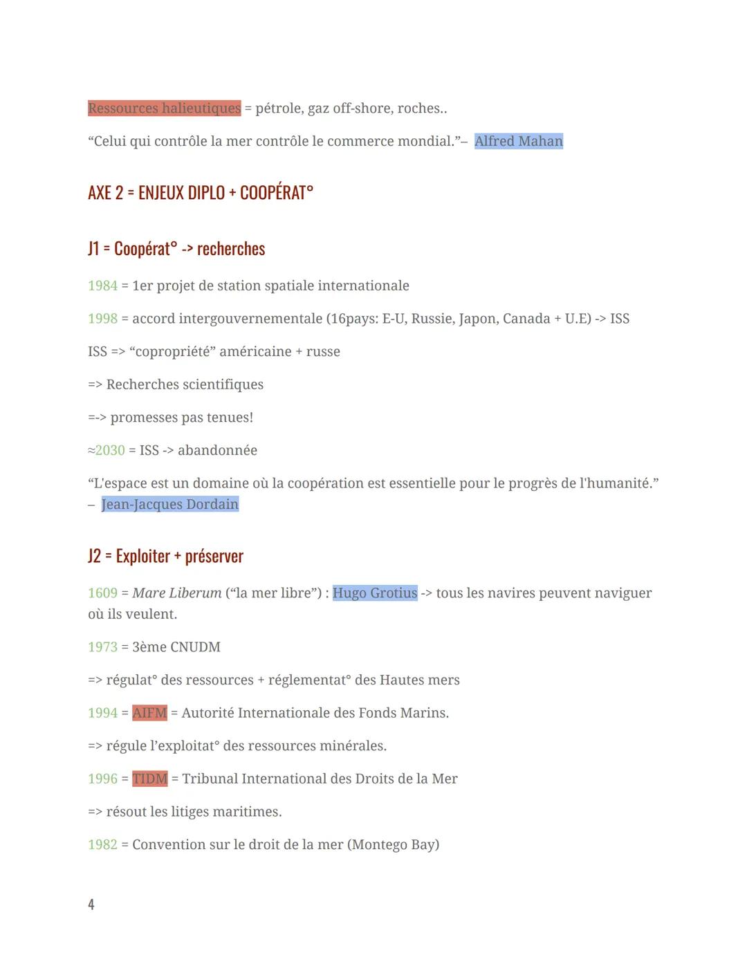 Les Nouveaux espaces de
conquêtes
Thème n°1
NOTIONS
ARE TRANOVILLITATIS
Océan = horizontal, vertical + grandes profondeurs + ressources (exp