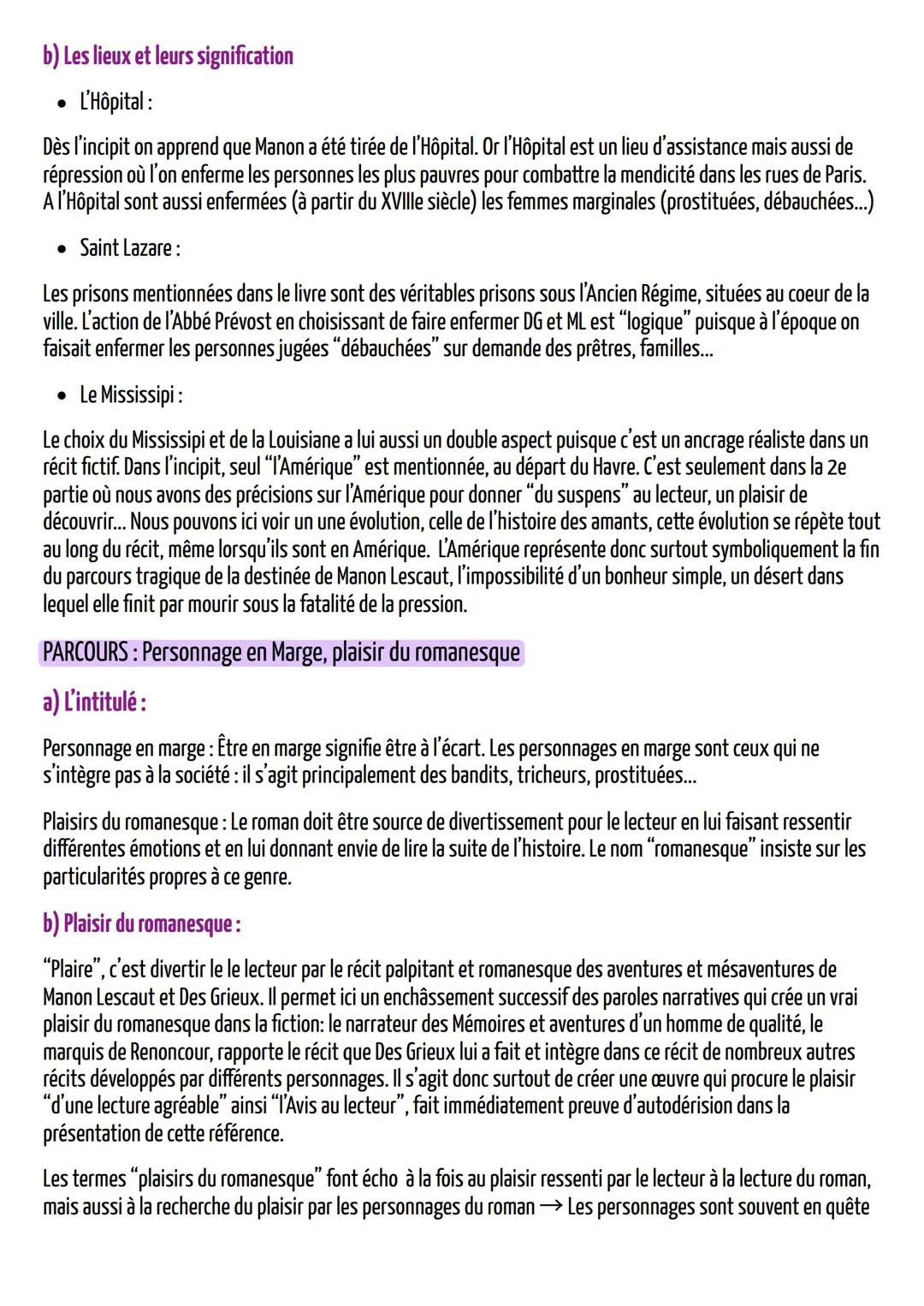 MANON LESCAUT
SOMMAIRE:
1) Présentation
a) "Carte d'identité de l'œuvre"
b) Présentation de l'auteur
II) Contexte
a) Historique
FANCAIS
b) L