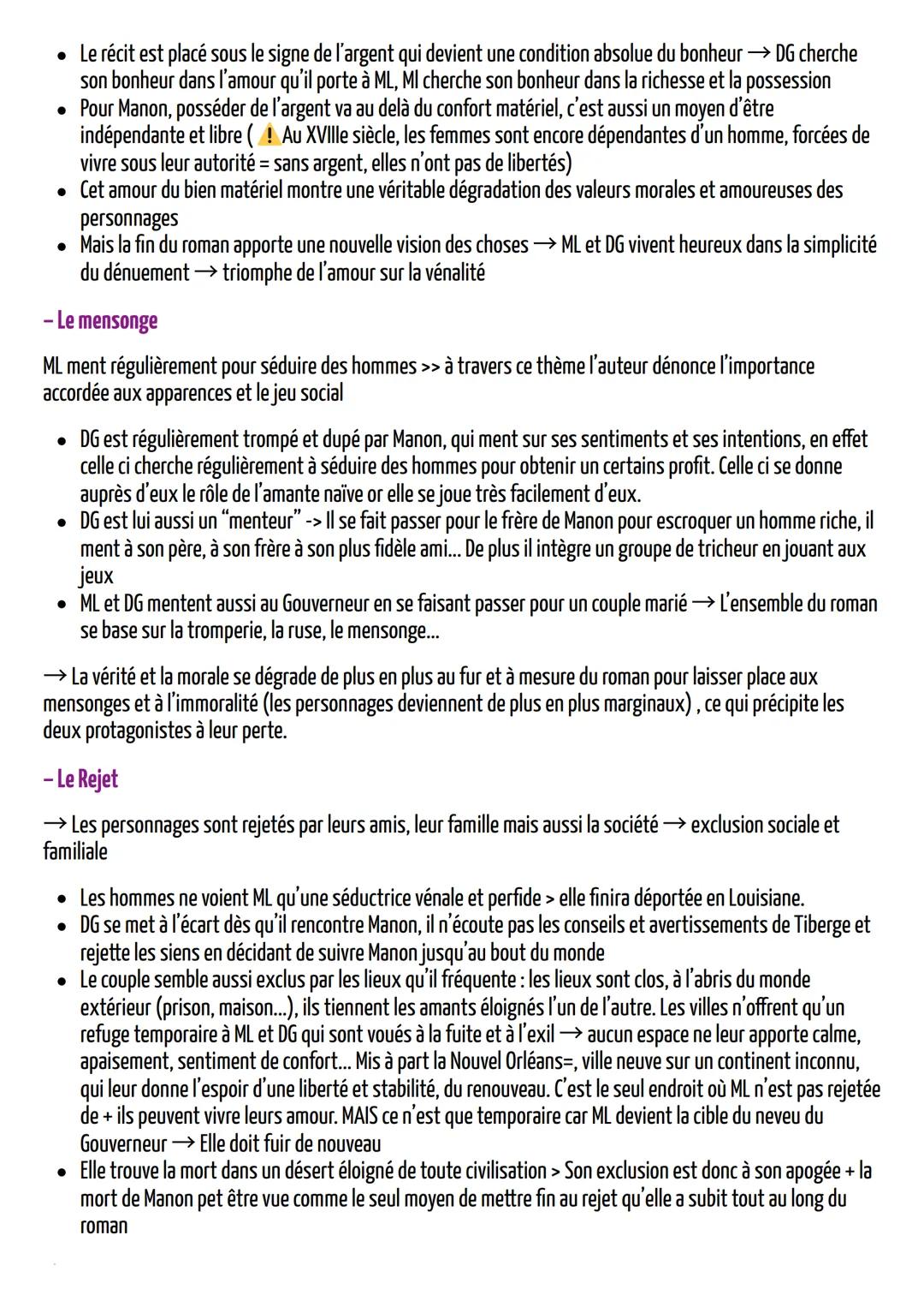 MANON LESCAUT
SOMMAIRE:
1) Présentation
a) "Carte d'identité de l'œuvre"
b) Présentation de l'auteur
II) Contexte
a) Historique
FANCAIS
b) L