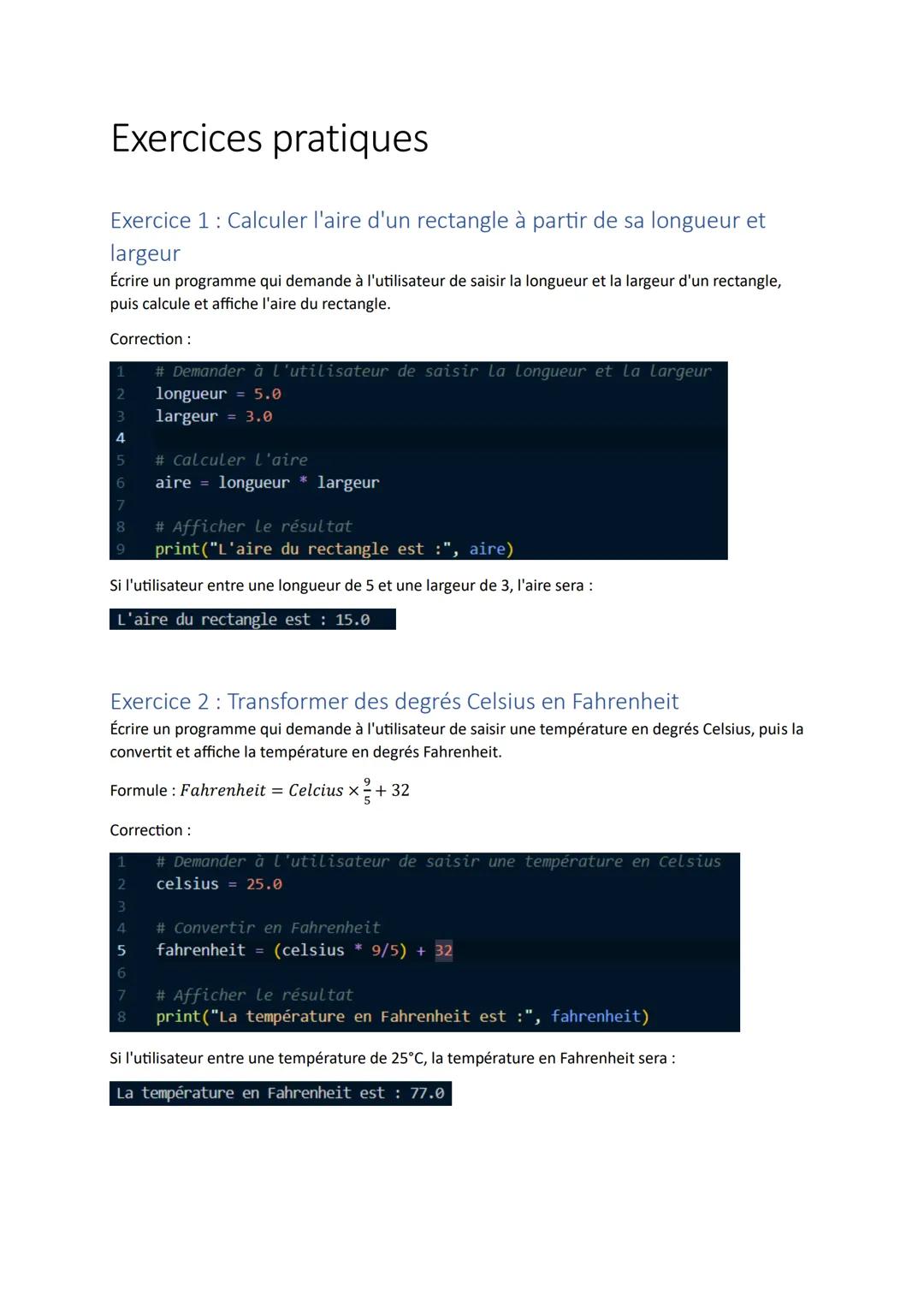 Séance 1: Introduction et révision des
bases en Python
1. Qu'est-ce qu'un IDE? (Environnement de Développement Intégré)
Un IDE (Integrated D