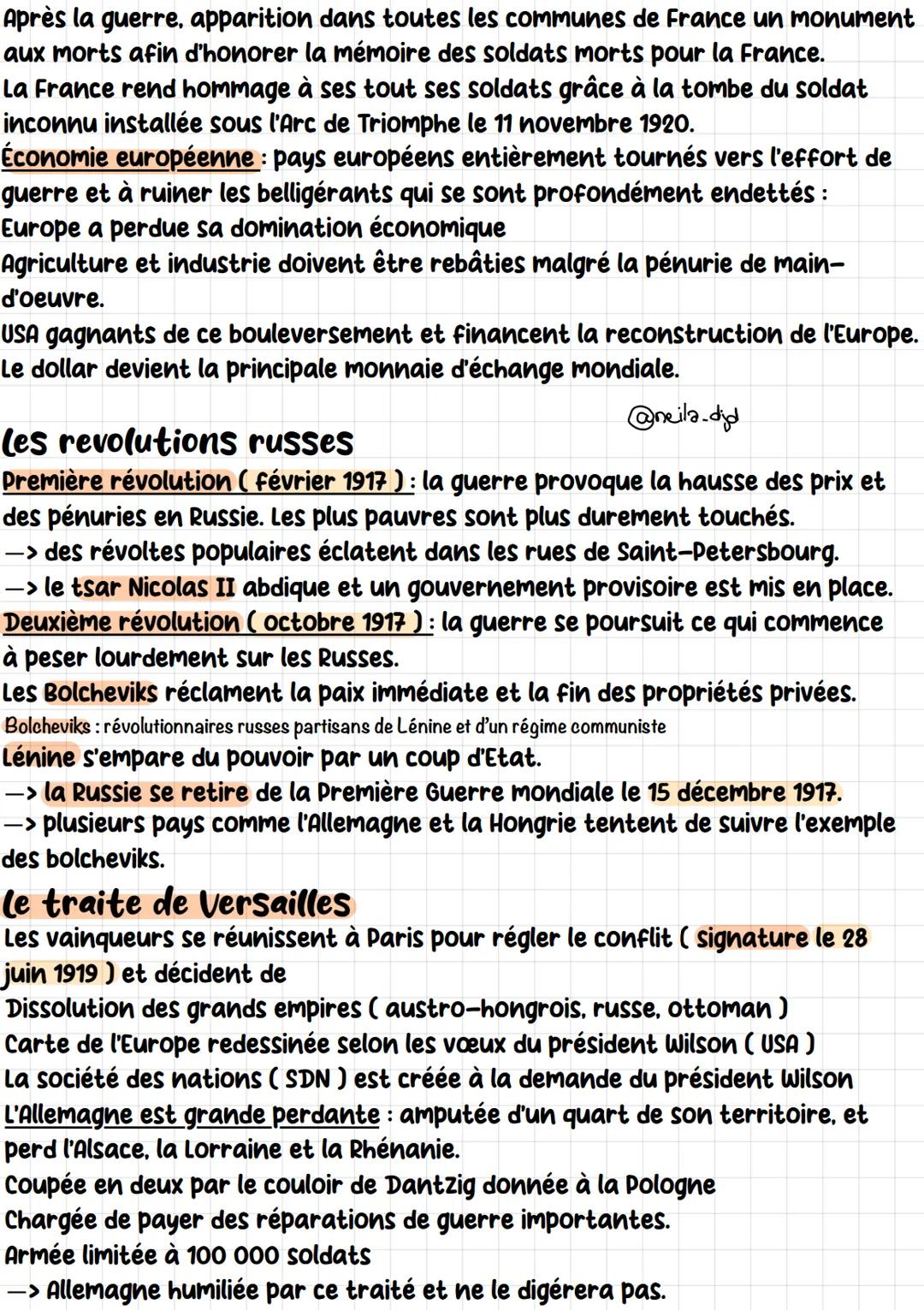 Histoine
CIVILS ET MILITAIRES DURANT LA Premiere Guerre @reila.dyd
Mondiale (1914-1918)
Contexte historique de l'avant guerre
L'Europe conna