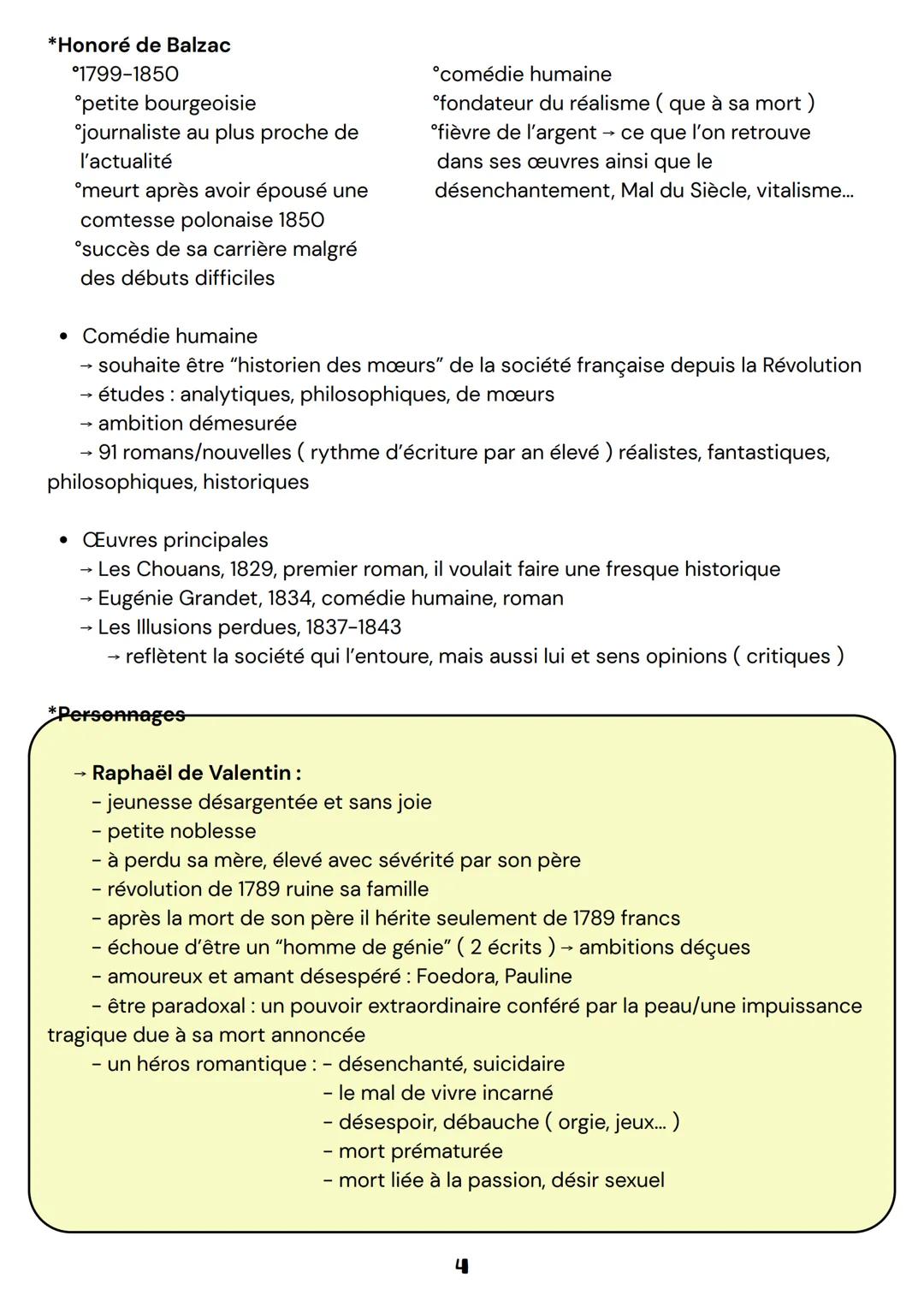 # ROMAN
*La Peau de Chagrin, Balzac, 1891
• 3 parties
→ Le Talisman
- un jeune désespéré
- sinistre errance dans Paris
- un e