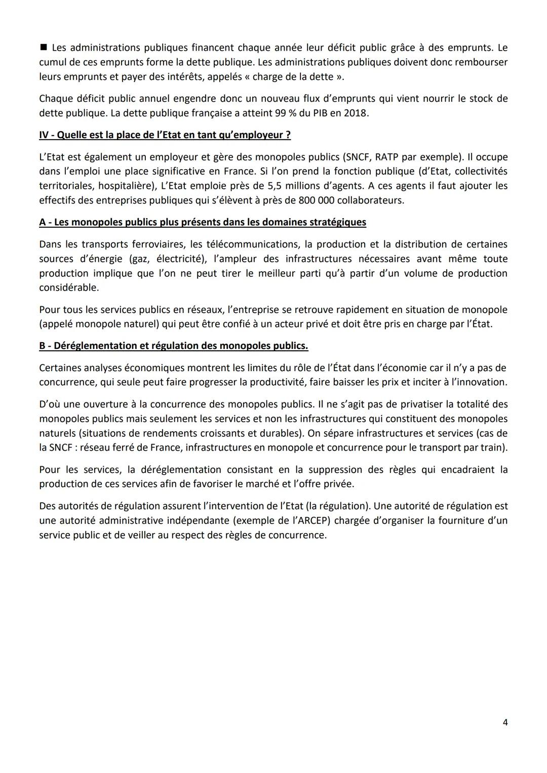 Thème 6: Comment l'État peut-il intervenir dans l'économie ?
Chapitre 1: L'intervention de l'État dans l'économie
Notions
Capacités attendue