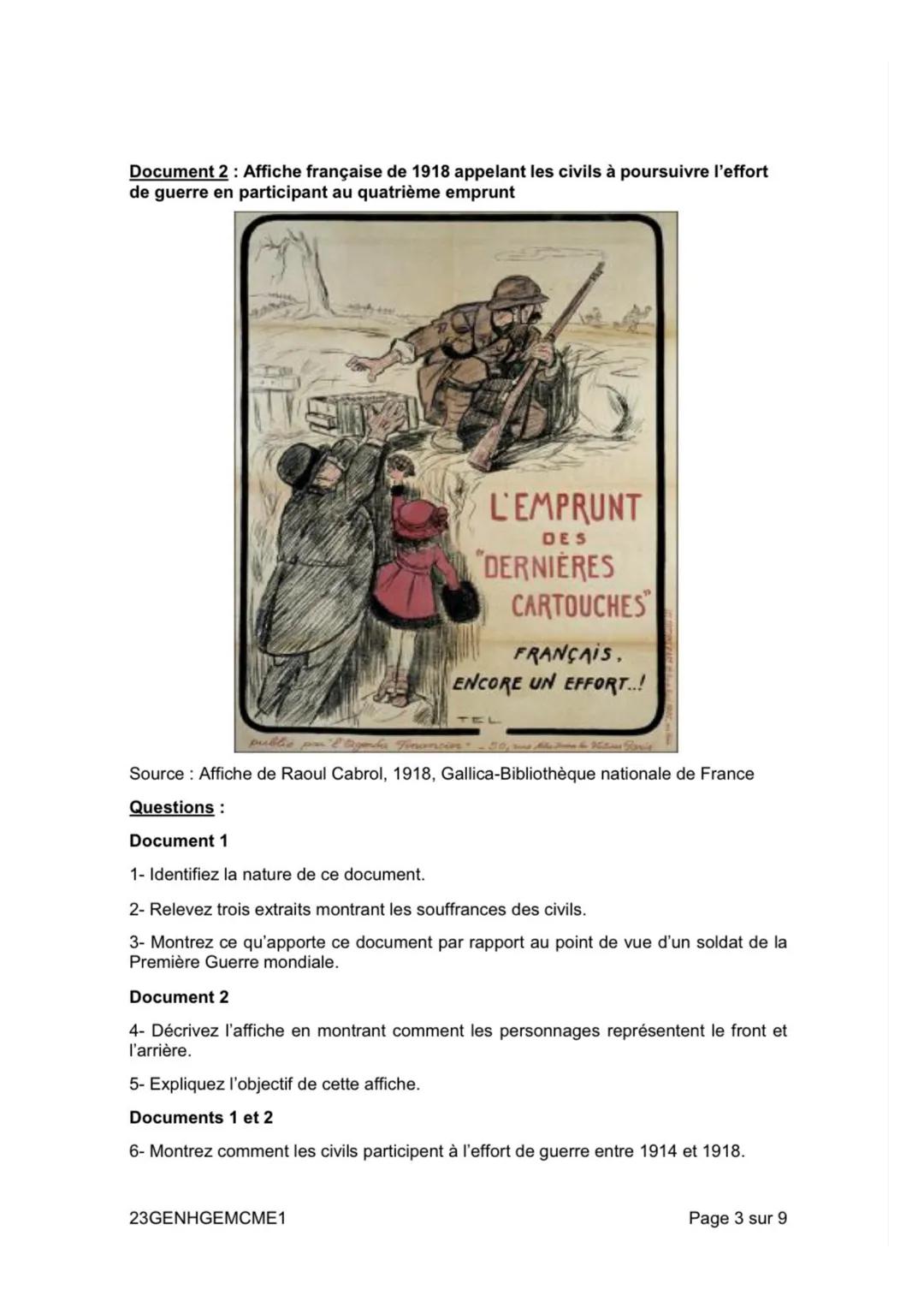 # DIPLÔME NATIONAL DU BREVET
SESSION 2023
# HISTOIRE-GÉOGRAPHIE
ENSEIGNEMENT MORAL ET CIVIQUE
Série générale
Durée de l'épreuve : 2 heure