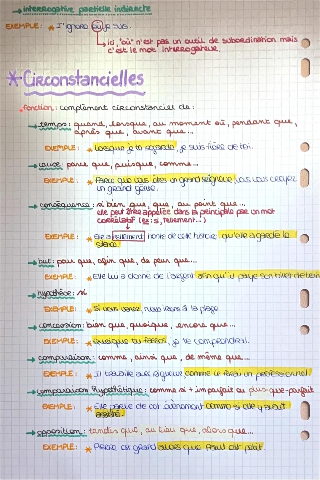 GRAMMAIRE 3
*Relatives des propositions subordonna
fonction: épithète du nom "."
→ apposée au nom "."
introduite par un pronom relatif: que,