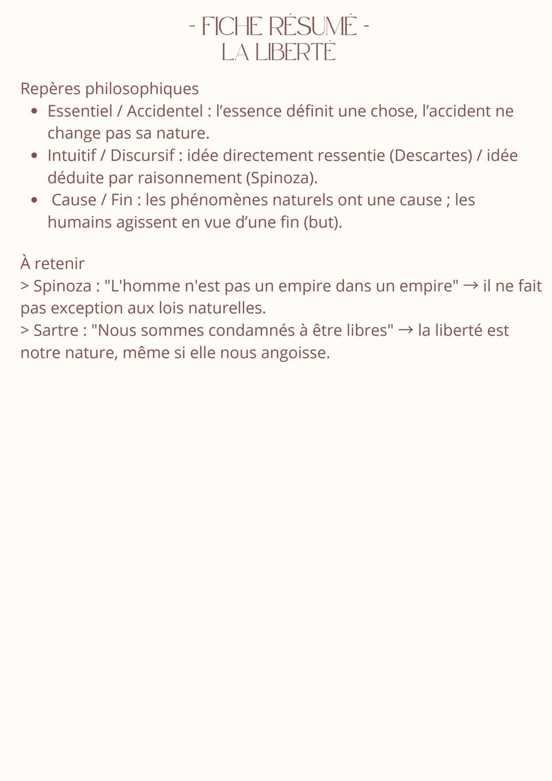 - FICHE RÉSUMÉ -
LA CONSCIENCE ET L'INCONSCIENT
1. Définitions clés
• Conscience: Faculté de percevoir et de savoir ce que
l'on fait, pense,