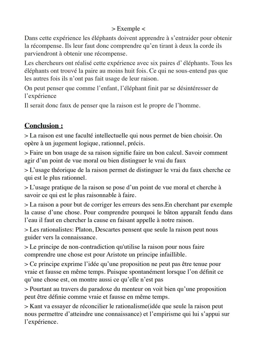 Introduction
La Raison
Expliquer ce qu'est la raison c'est avant tout expliquer qui est le
sujet rationnel. La raison s'accompagne toujours