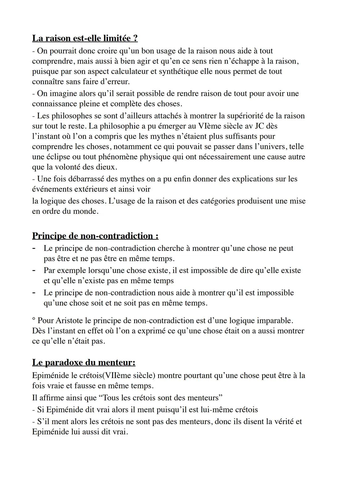 Introduction
La Raison
Expliquer ce qu'est la raison c'est avant tout expliquer qui est le
sujet rationnel. La raison s'accompagne toujours